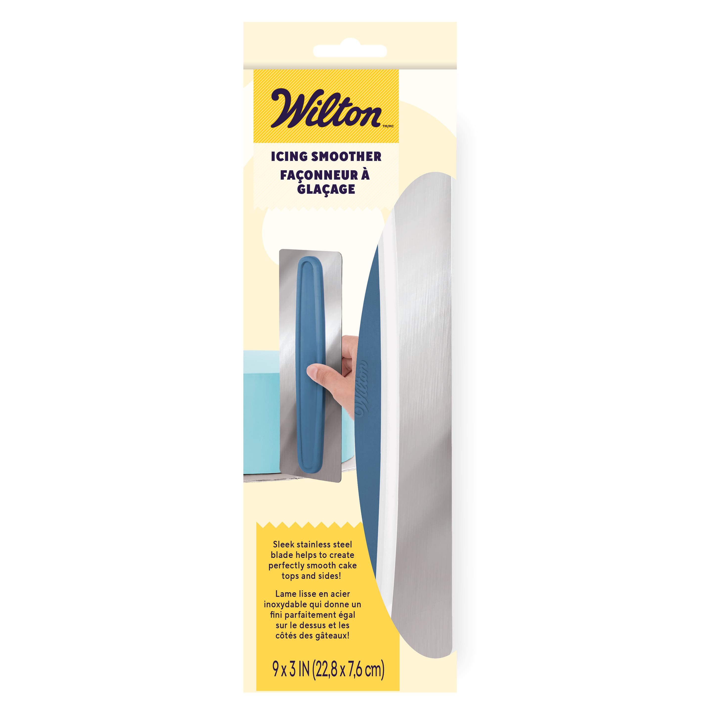 Façonneur de glaçage en crème au beurre en acier inoxydable de Wilton