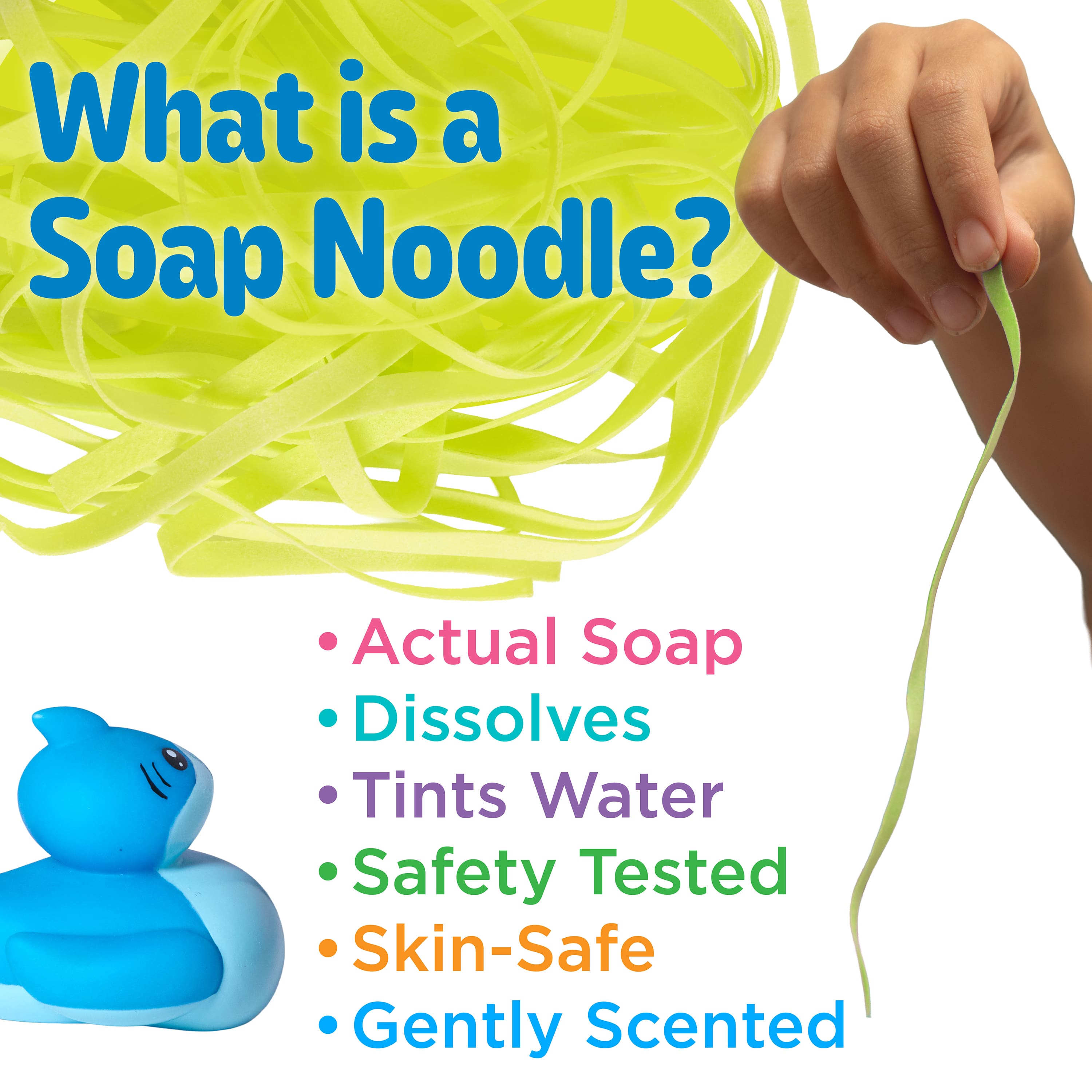 Creativity for Kids® Soap Noodles Nibbles the Shark Bathtub Kit