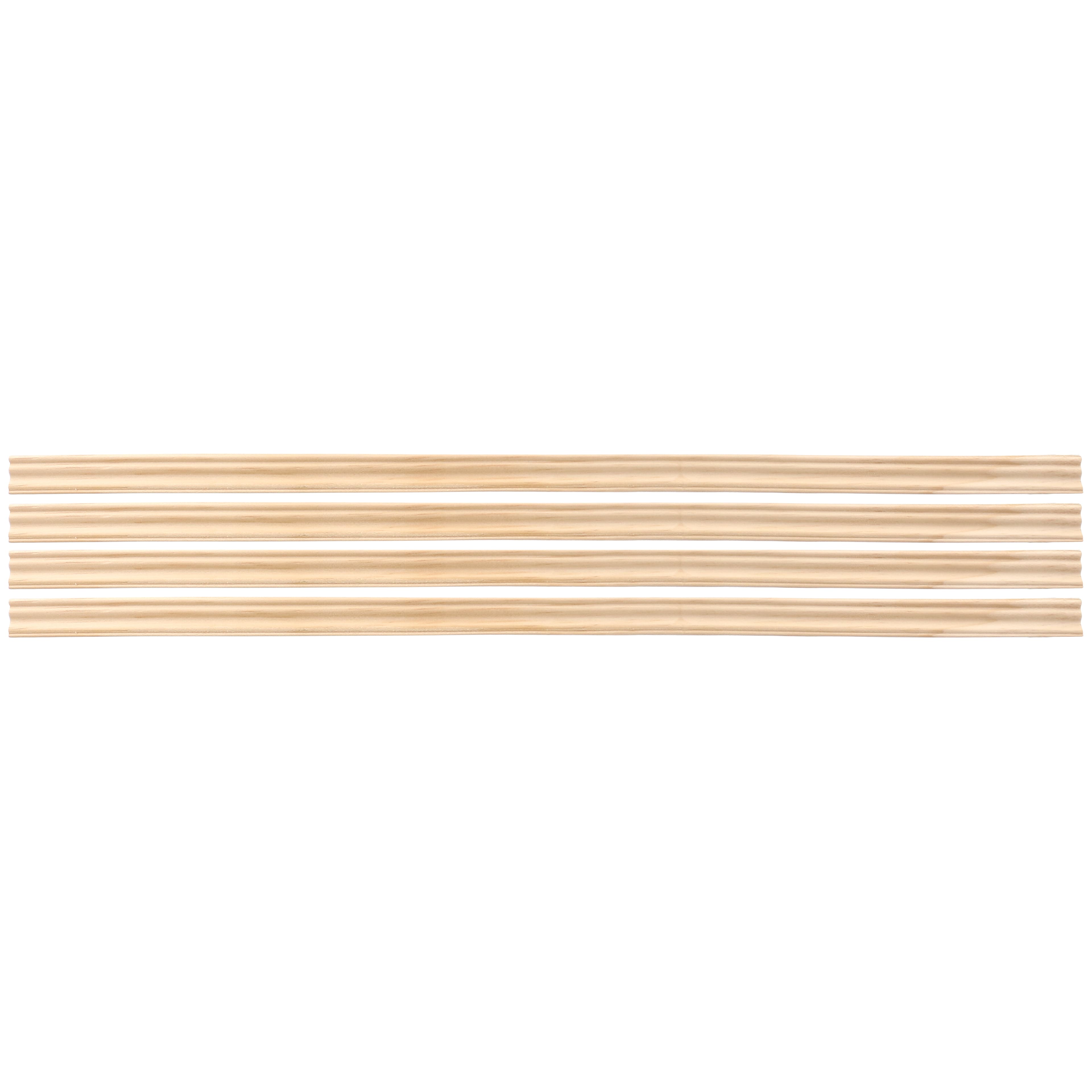 12 Packs: 4 ct. (48 total) Mini Unfinished Crown Molding by Make Market®