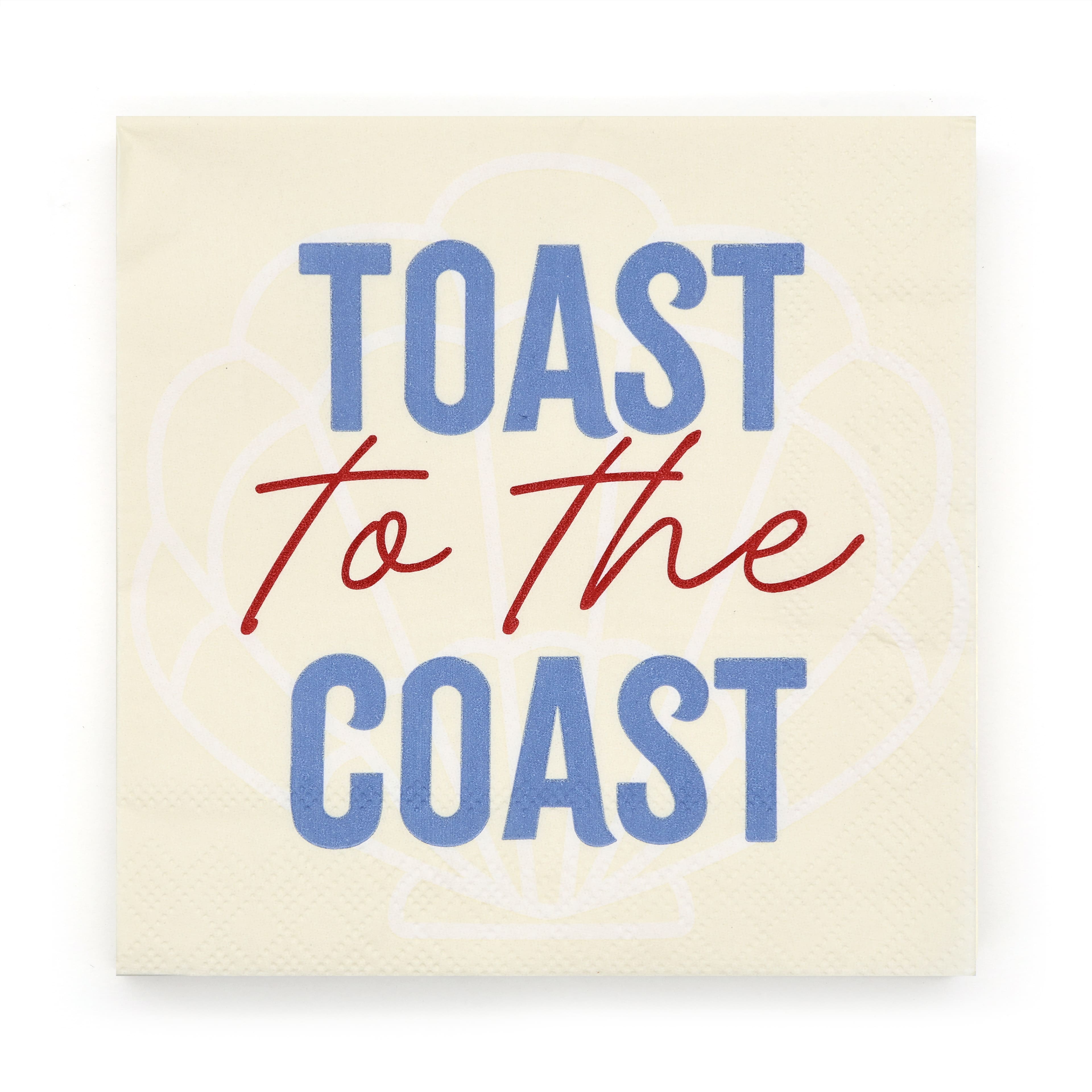 Modern Coast Toast Beverage Napkins, 20ct. by Celebrate It™