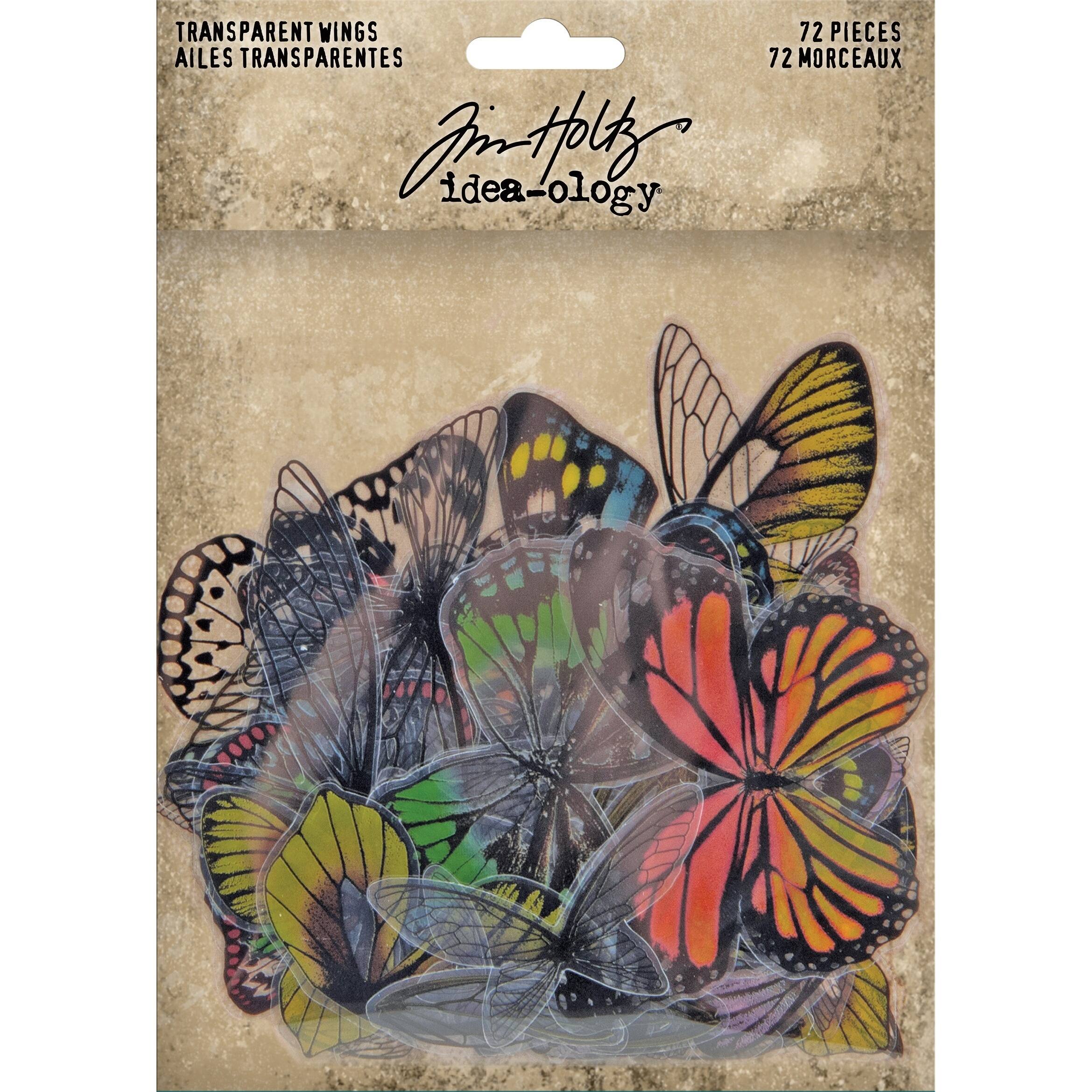 Idea-Ology Transparent Acetate Wings 72/Pkg- 