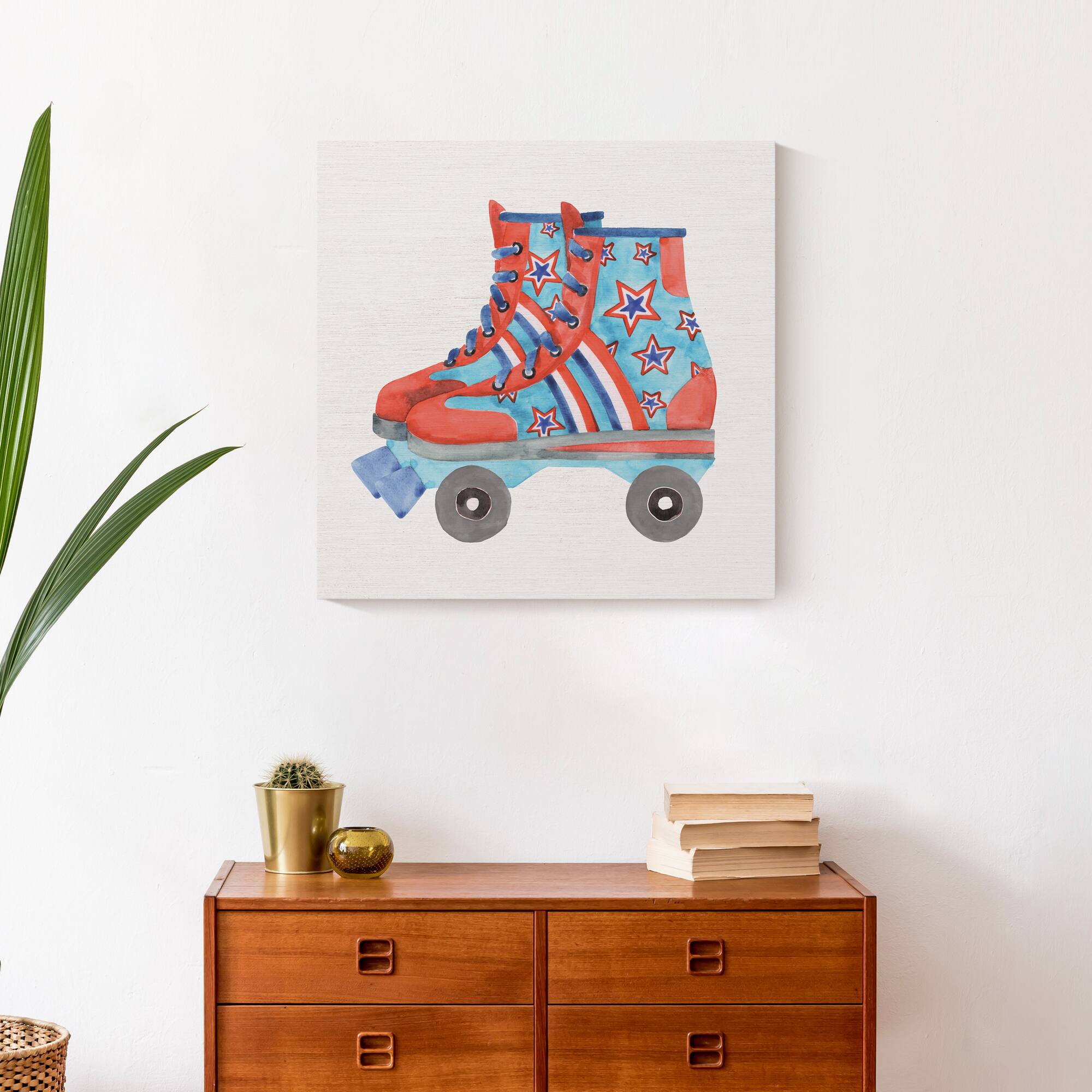 Superstar Rollerskate Canvas Wall Art