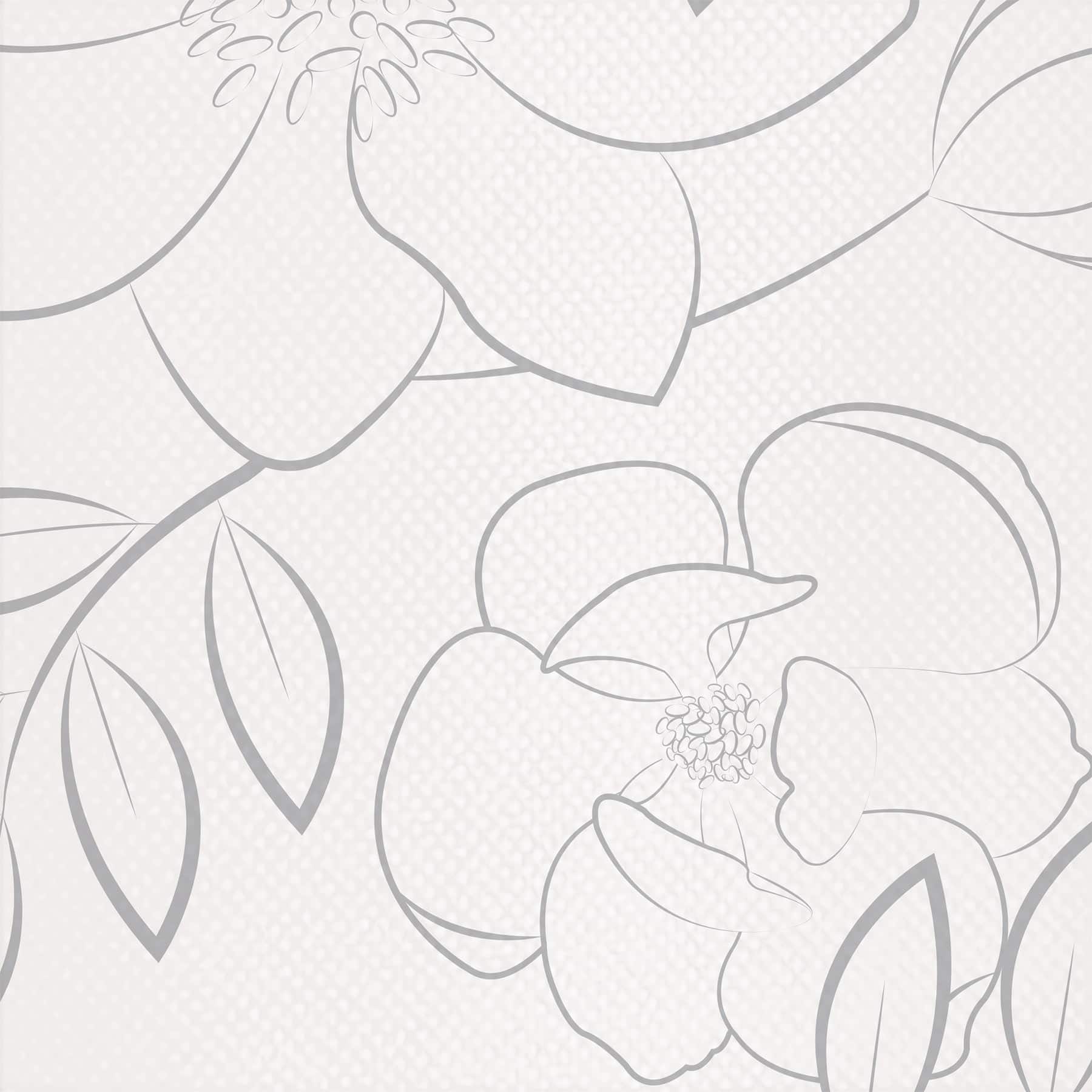 Beistle 10ft. White Floral Runner