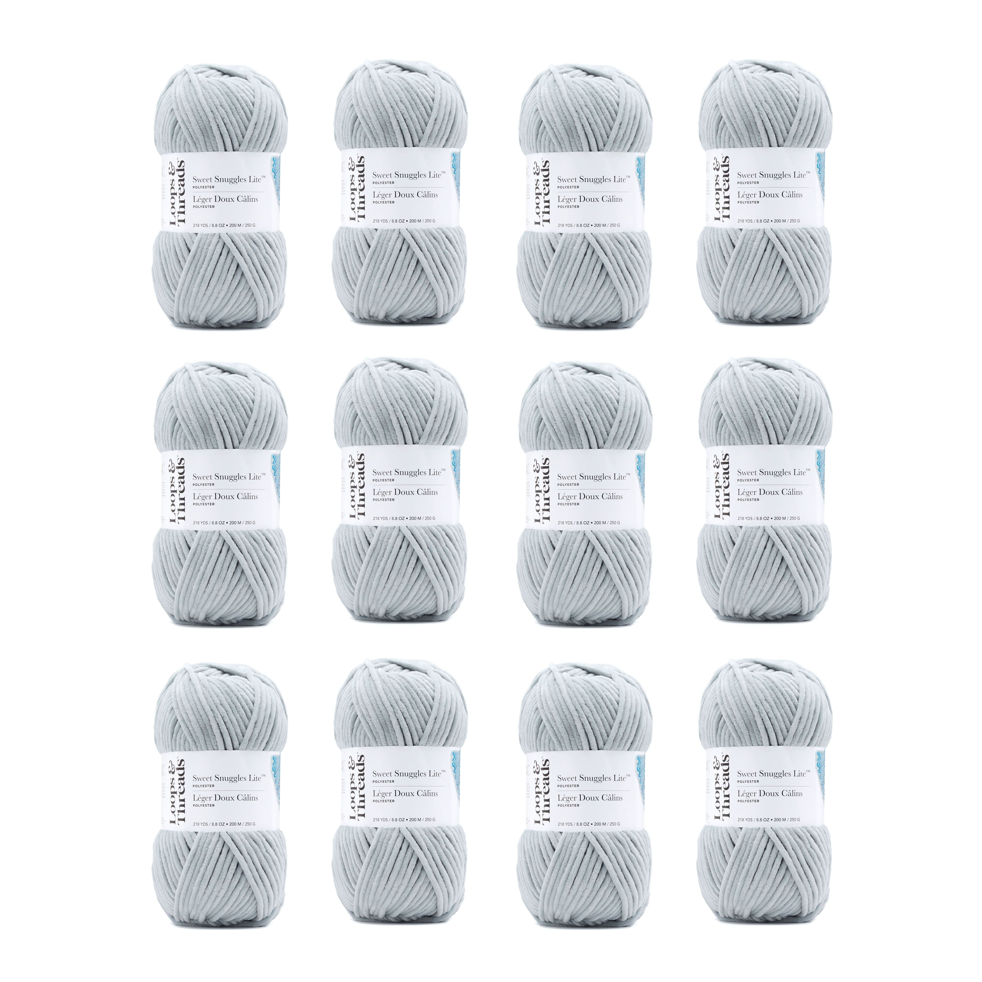 12 Pack: Sweet Snuggles™ Lite Yarn by Loops & Threads®