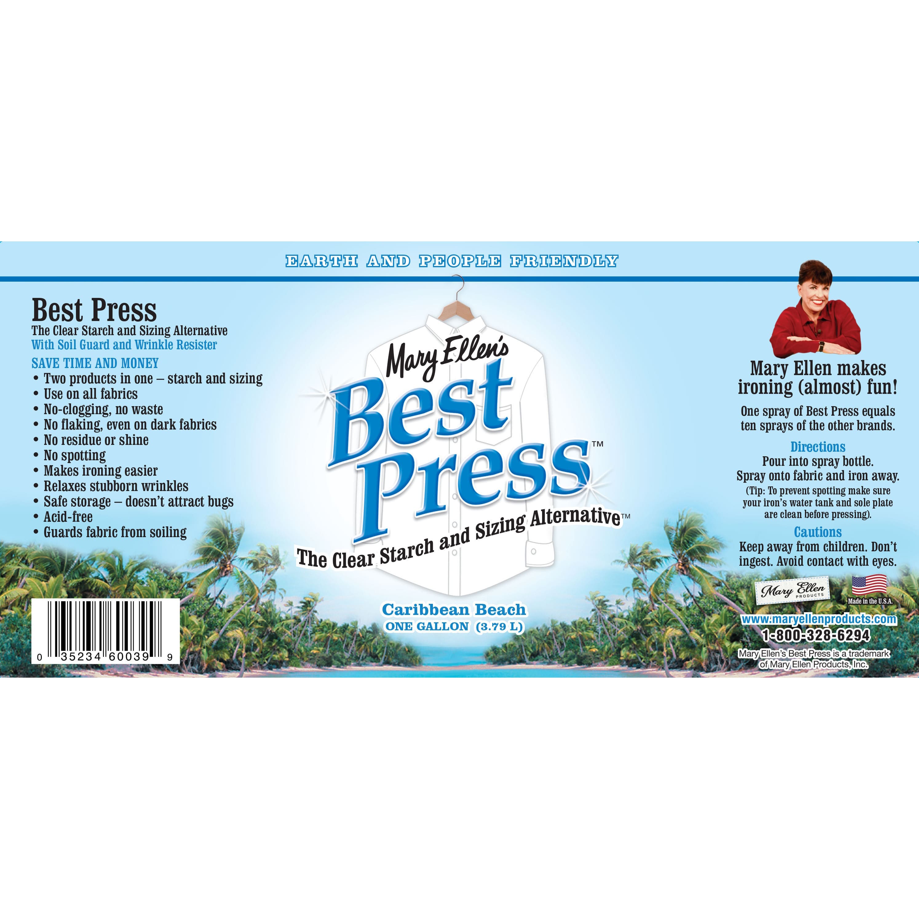 Mary Ellen's Best Press™ 1gal. Clear Starch & Sizing Alternative