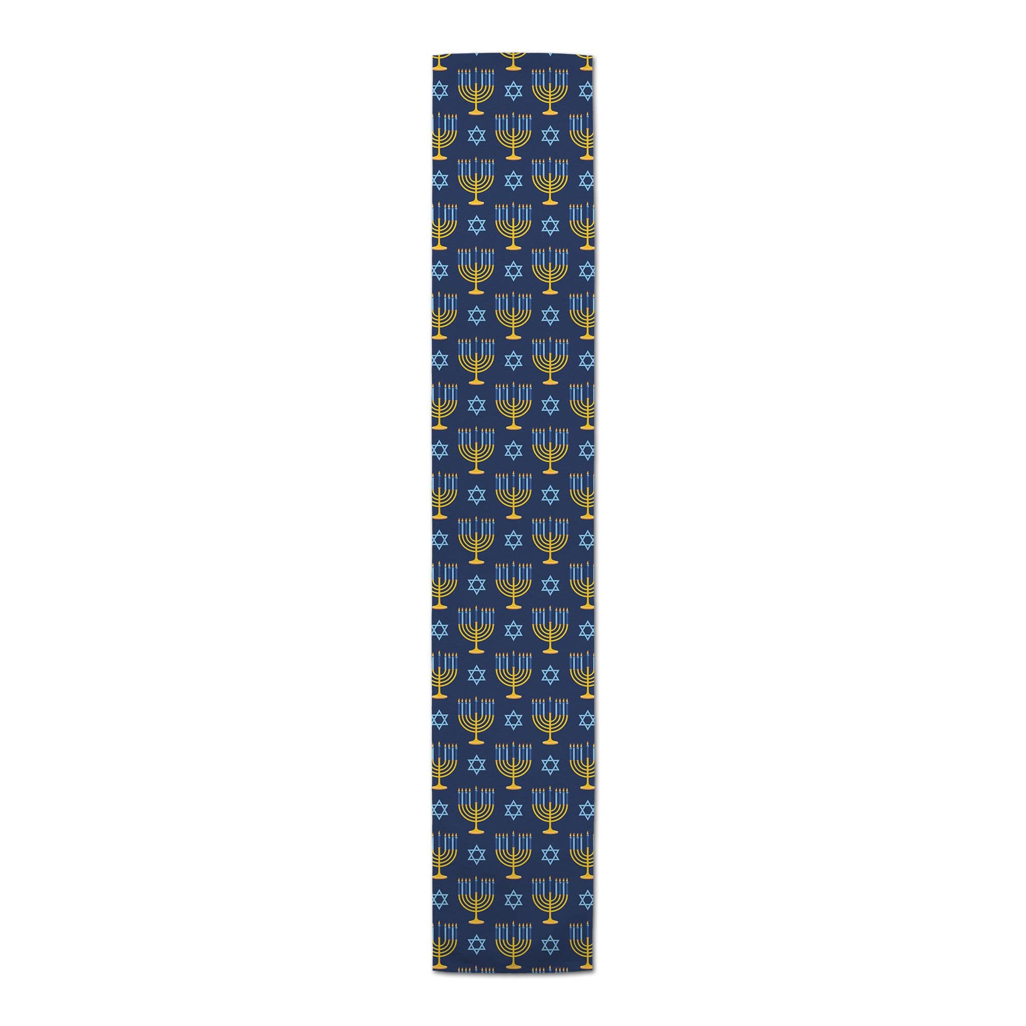 Menorah Print 16x90 Cotton Twill Runner