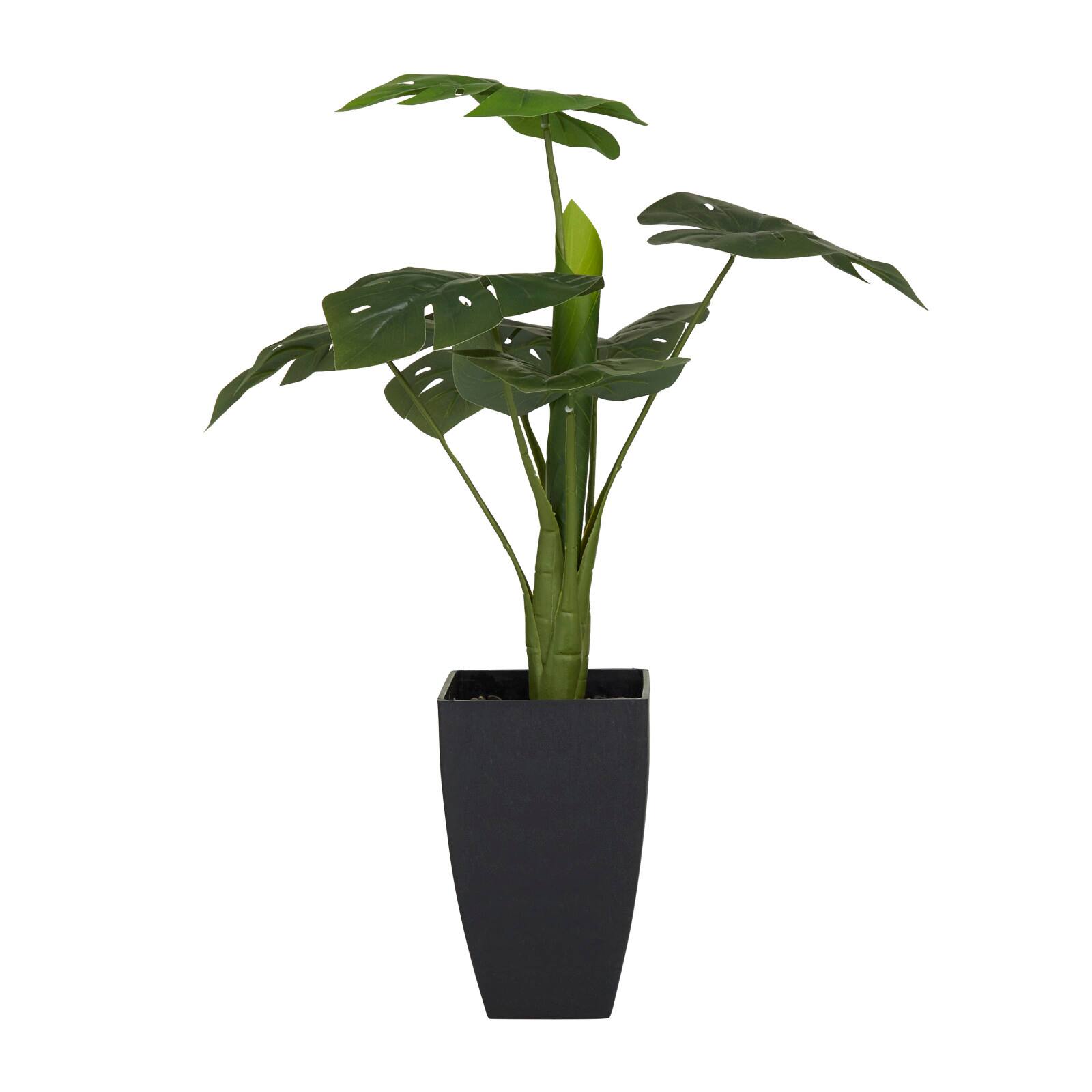 28" Black Contemporary Floral & Botanical Artificial Foliage