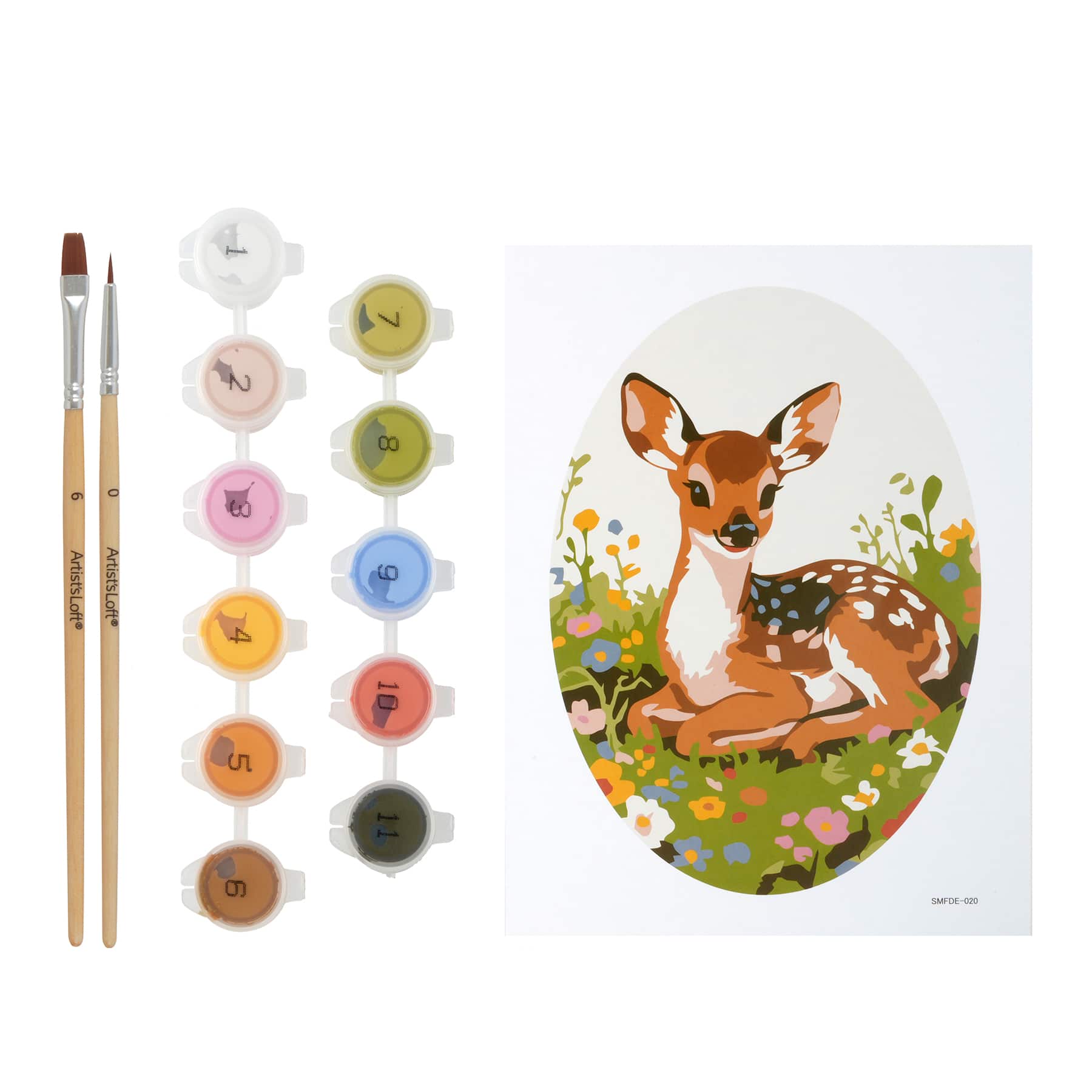 Deer Paint-by-Number Framed Mini Kit by Artist's Loft®