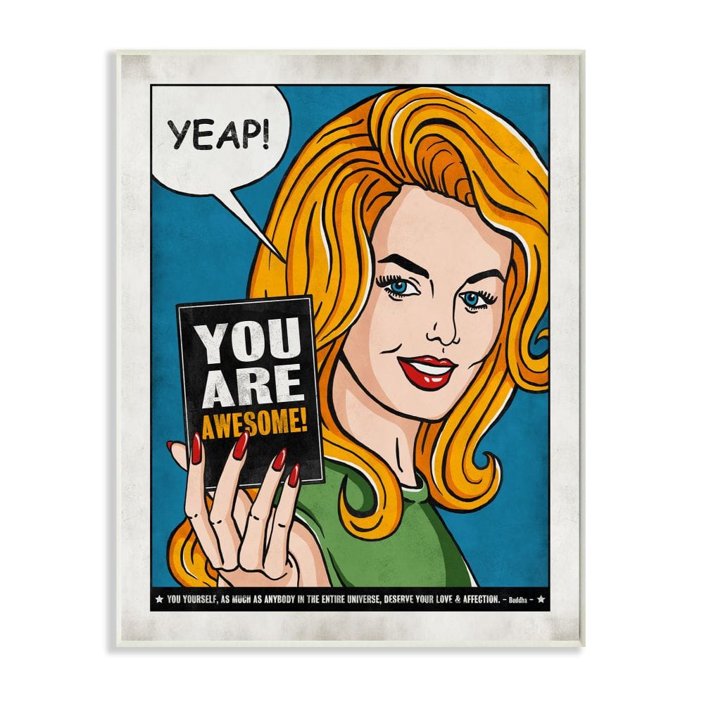 Stupell Industries You Are Awesome Wall Plaque