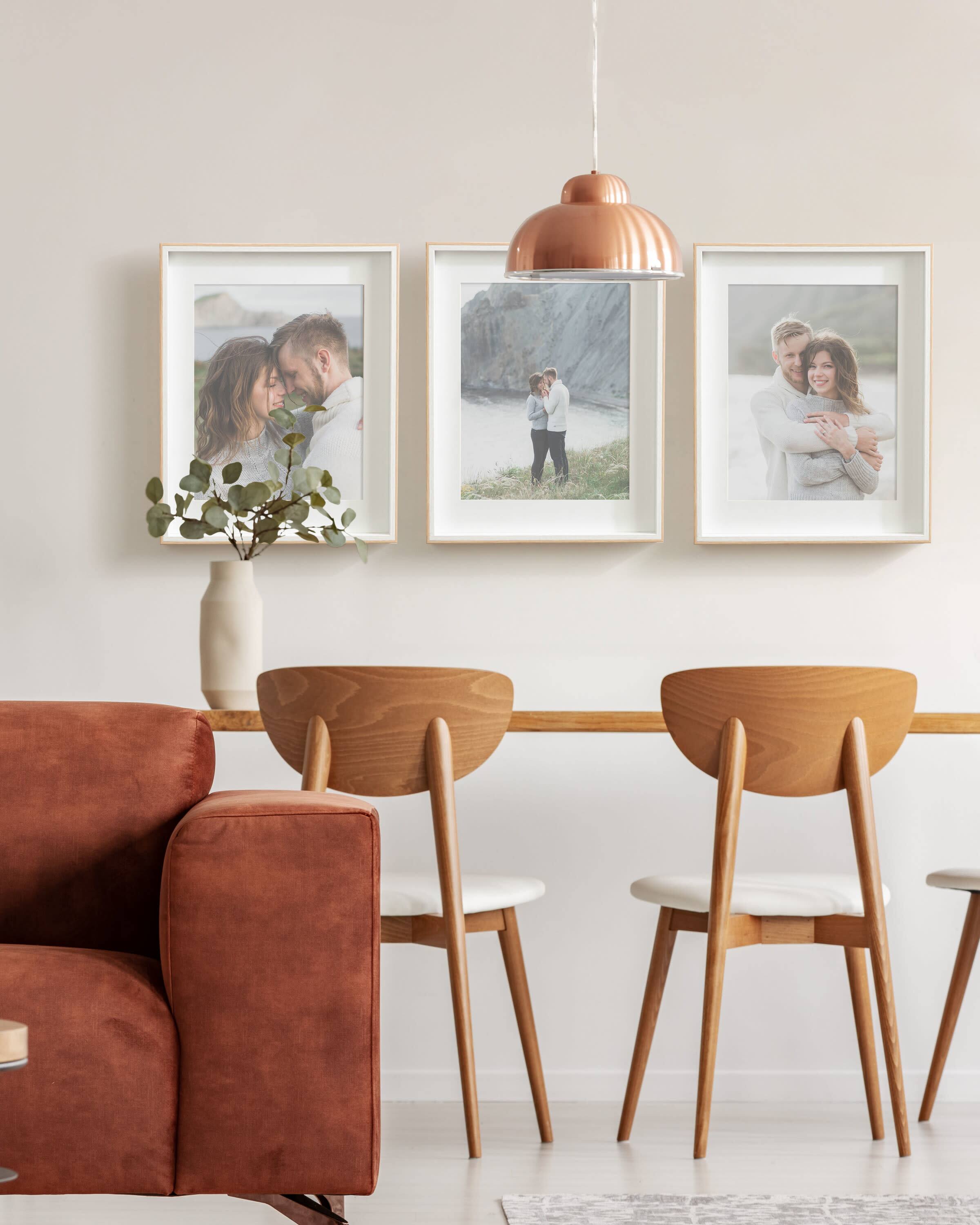 Kate and Laurel Gibson 14" x 18" Photo Frames with 11" x 14" Mat, 3ct.