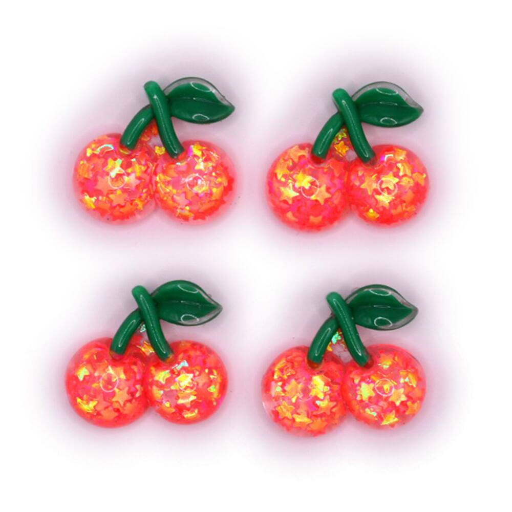 Dress It Up Large Cherries Fruit Embellishments