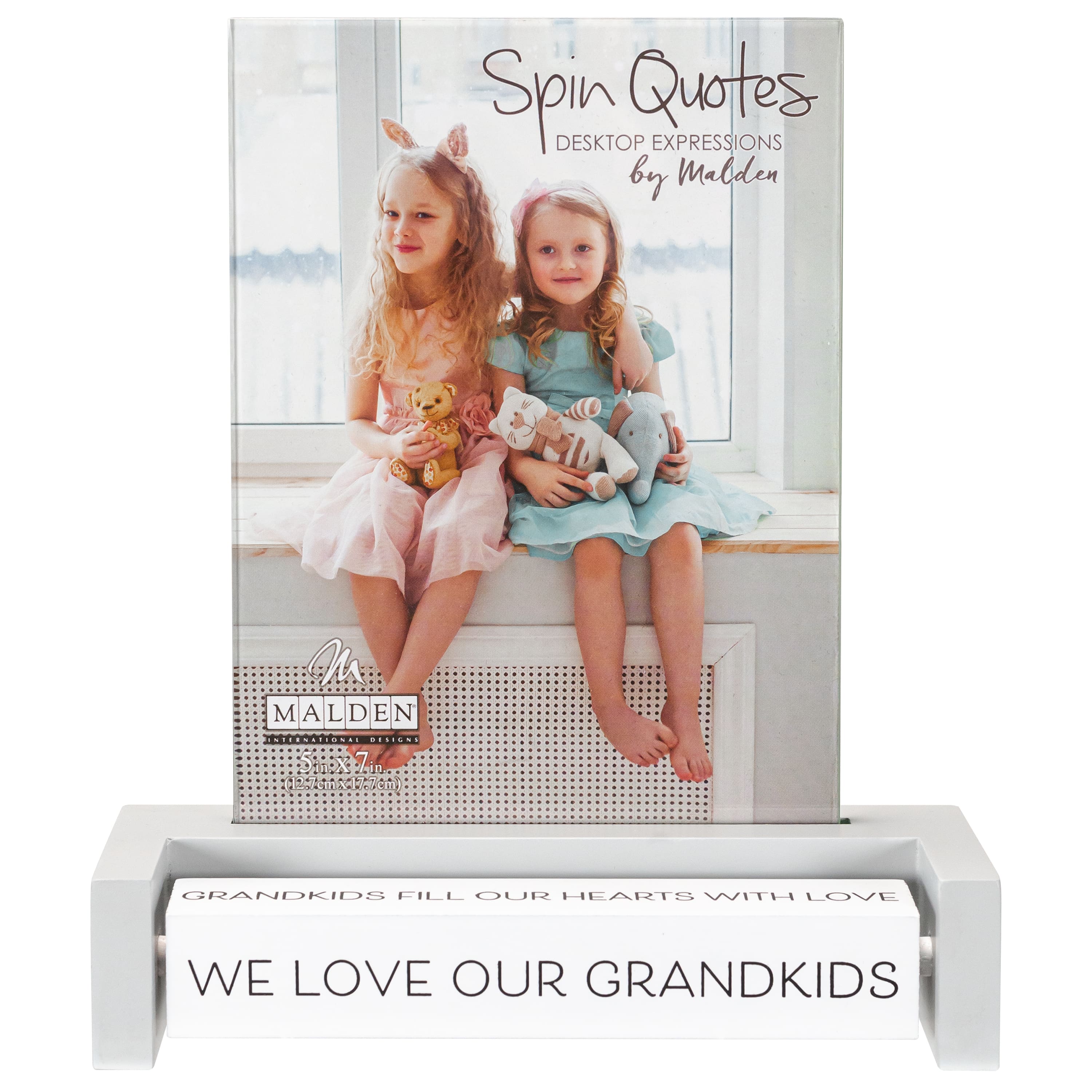 Malden International Designs Grandkids 5" x 7" Spin Quote Frame