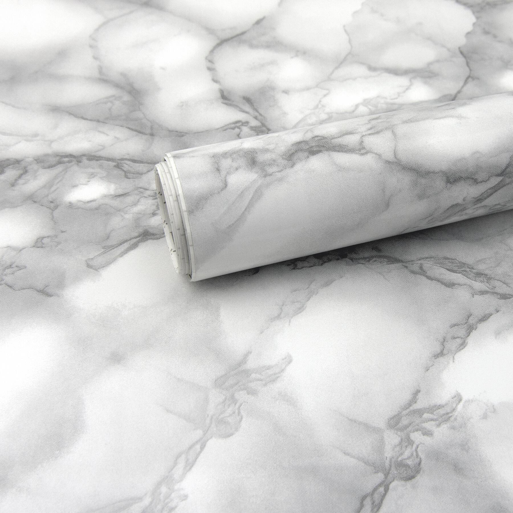 Fablon Grey Carrara Adhesive Film