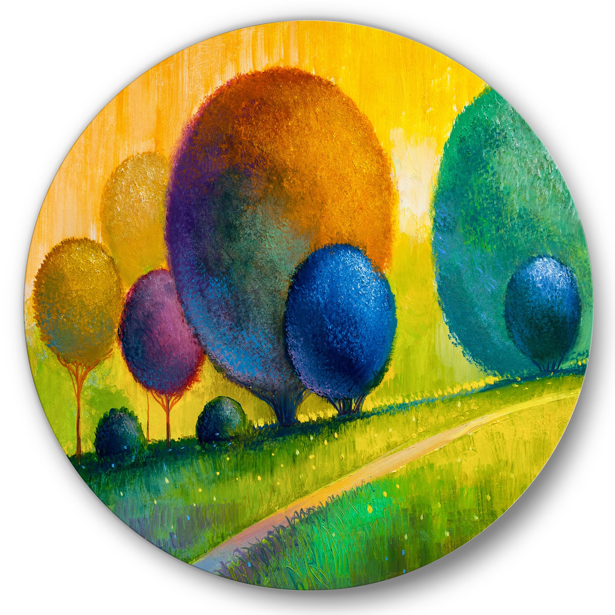 Designart - Colourful Ornamental Trees III