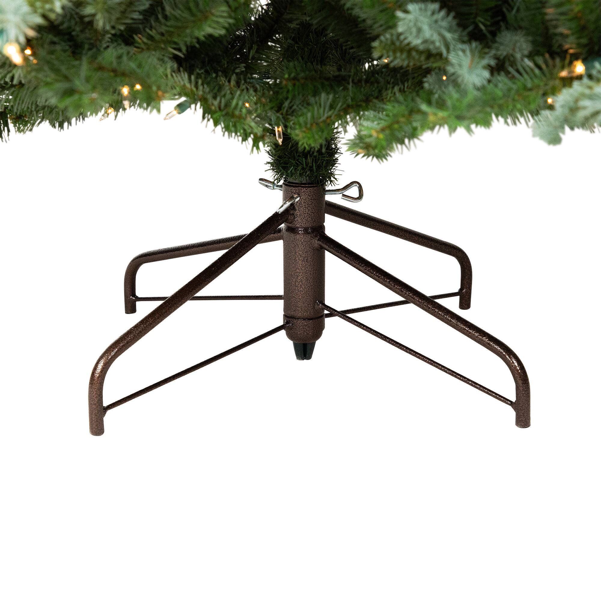7.5ft. Pre-Lit Real Touch™️Full Blue Spruce Artificial Christmas Tree, Clear Lights