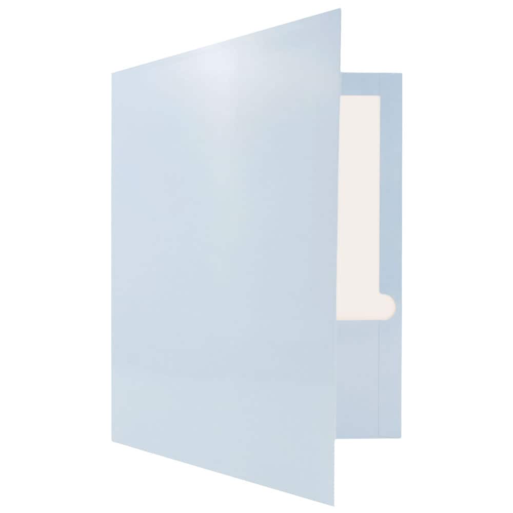 JAM Paper Laminated 2-Pocket Glossy Folders, 6ct.