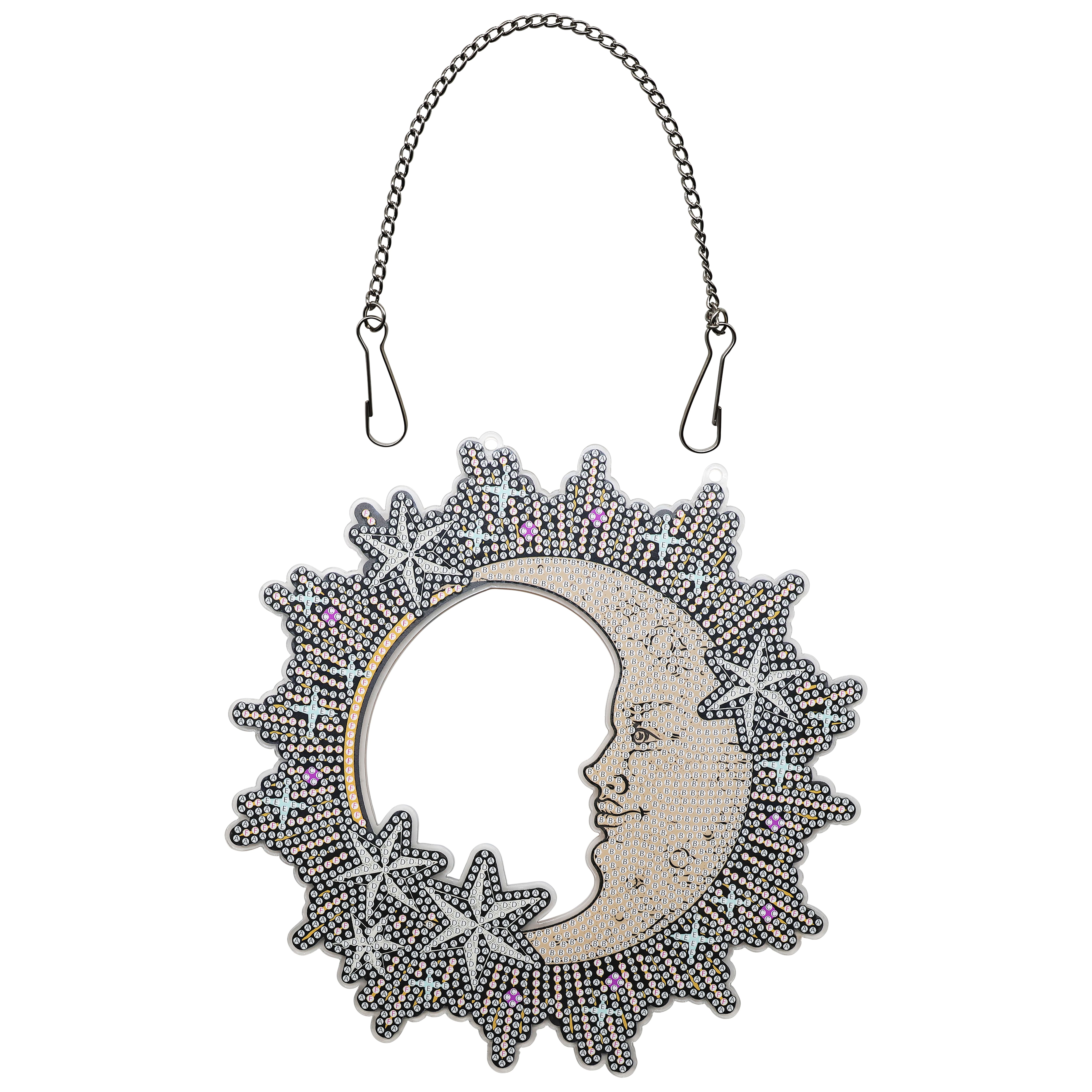 8" Moon & Stars Wreath Diamond Art Kit by Make Market®