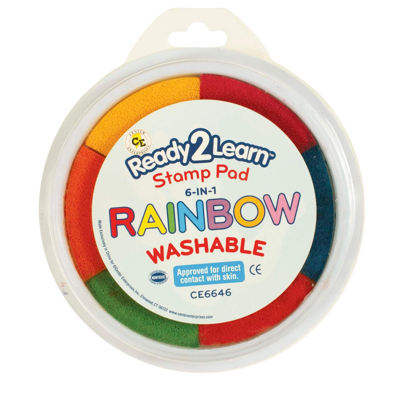 Ready2Learn™ Jumbo 6-in-1 Washable Stamp Pad, 3ct.