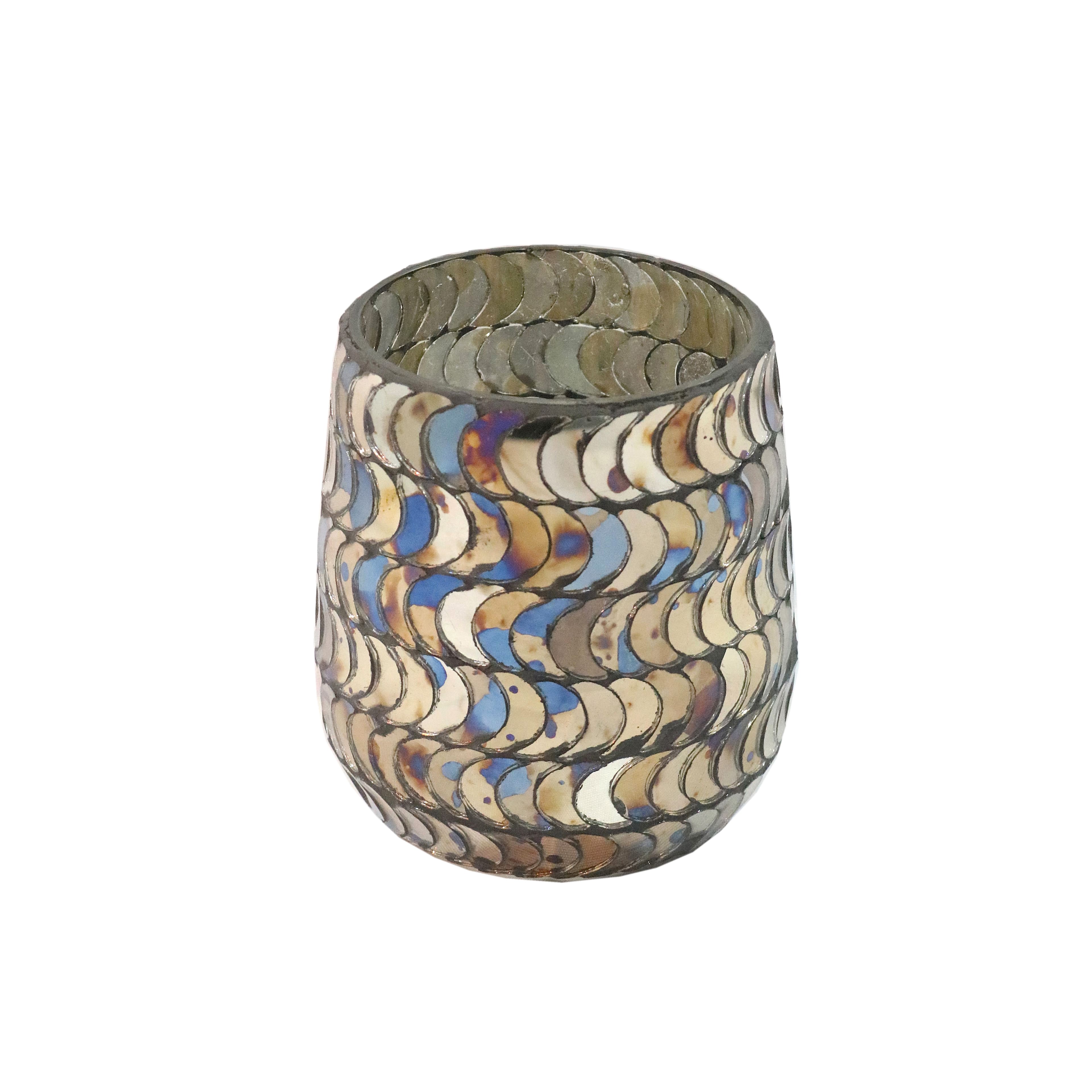 4.5" Mosaic Glass Tabletop Tealight Holder by Ashland®