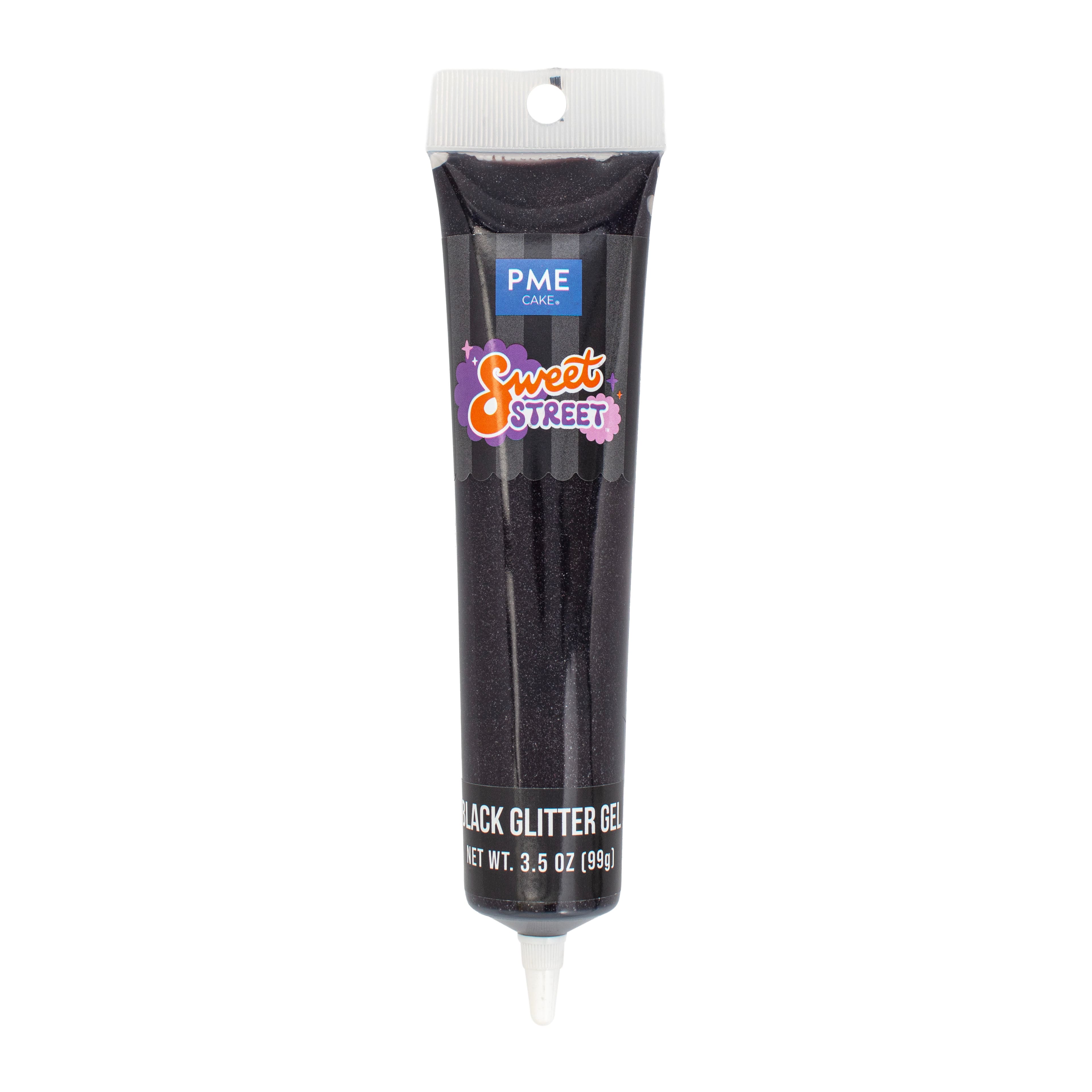 PME Cake Sweet Street® Black Glitter Gel