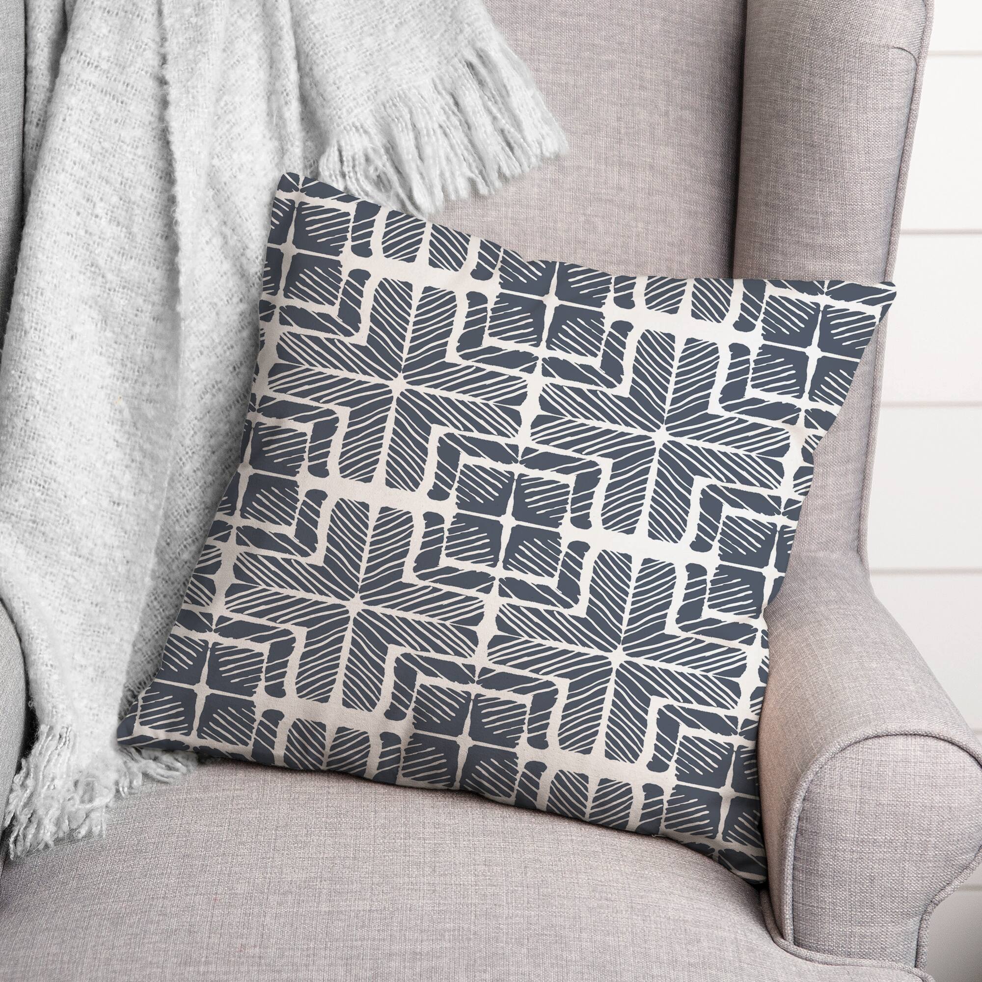 Shibori Squares Versatile Throw Pillow