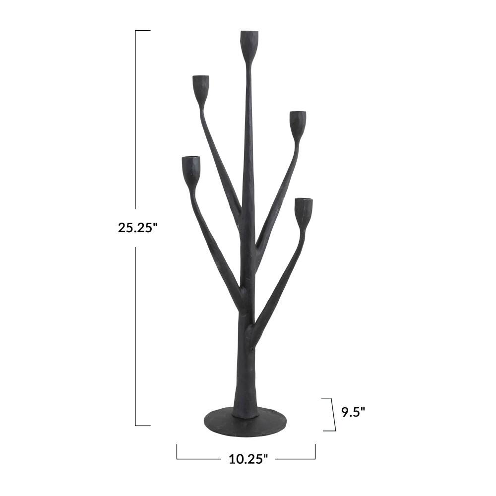 Hello Honey® 25" Cast Iron Candelabra