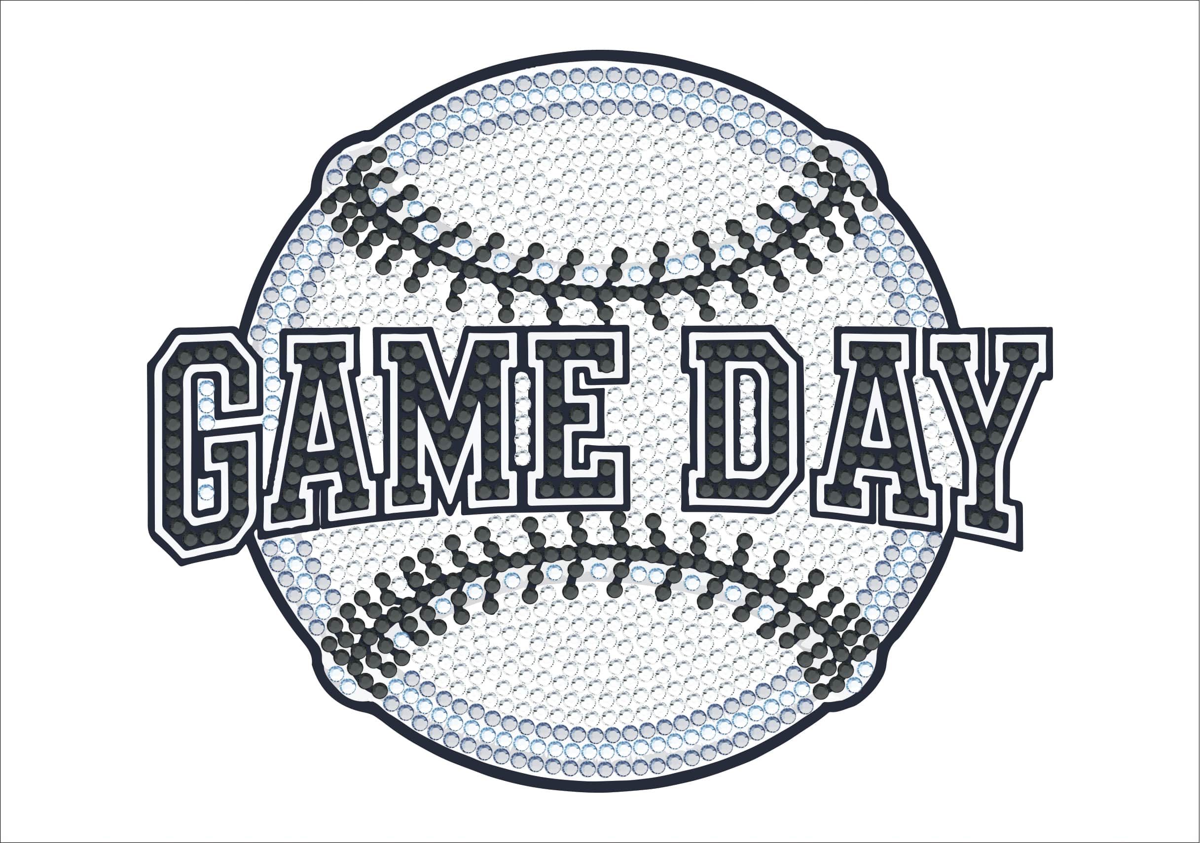 Diamond Dotz® Gameday Baseball Iron-On 'n' Dot Kit
