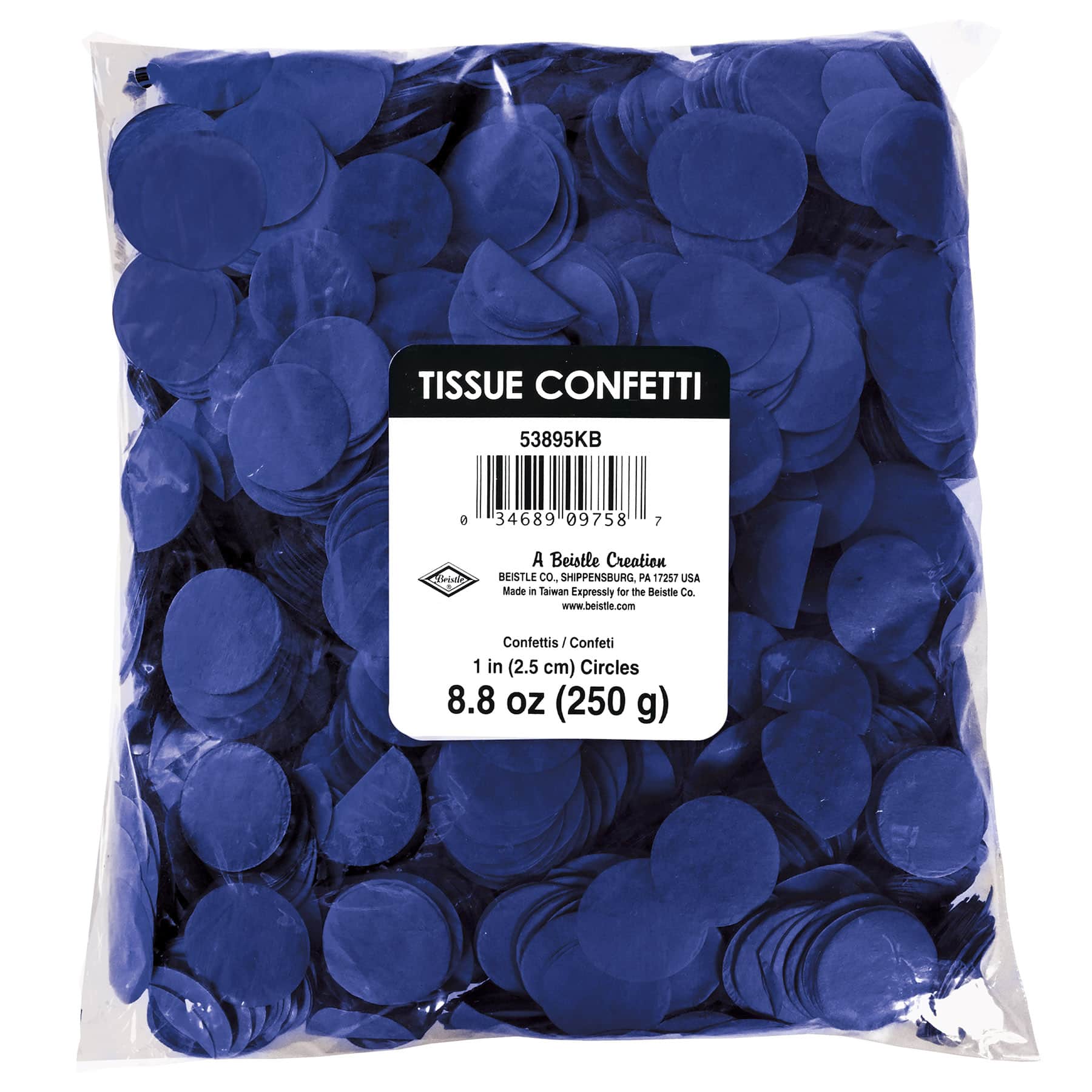 Beistle 1" Bulk Tissue Confetti, 8.8oz.