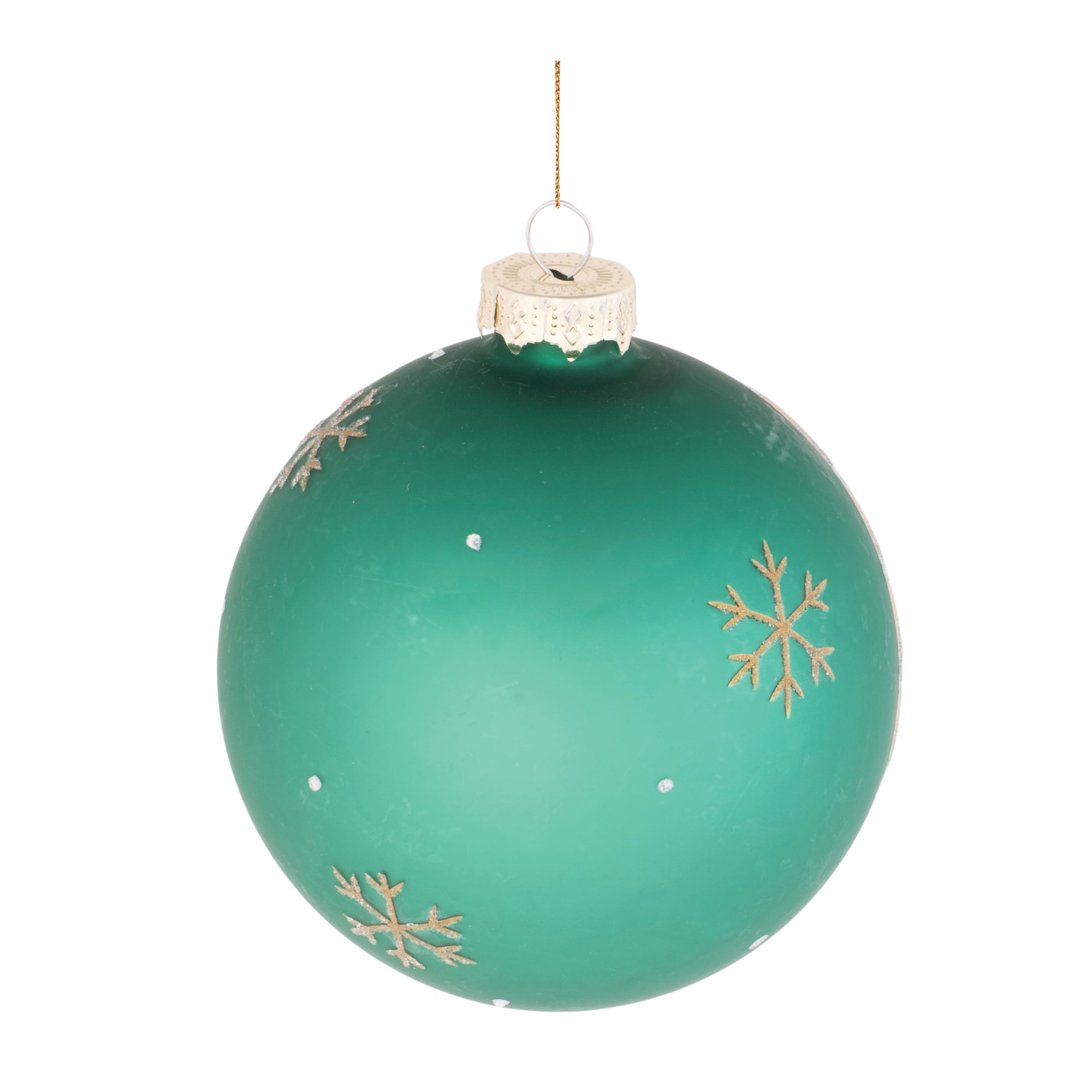 4" Beaded Pine Tree Ball Ornaments