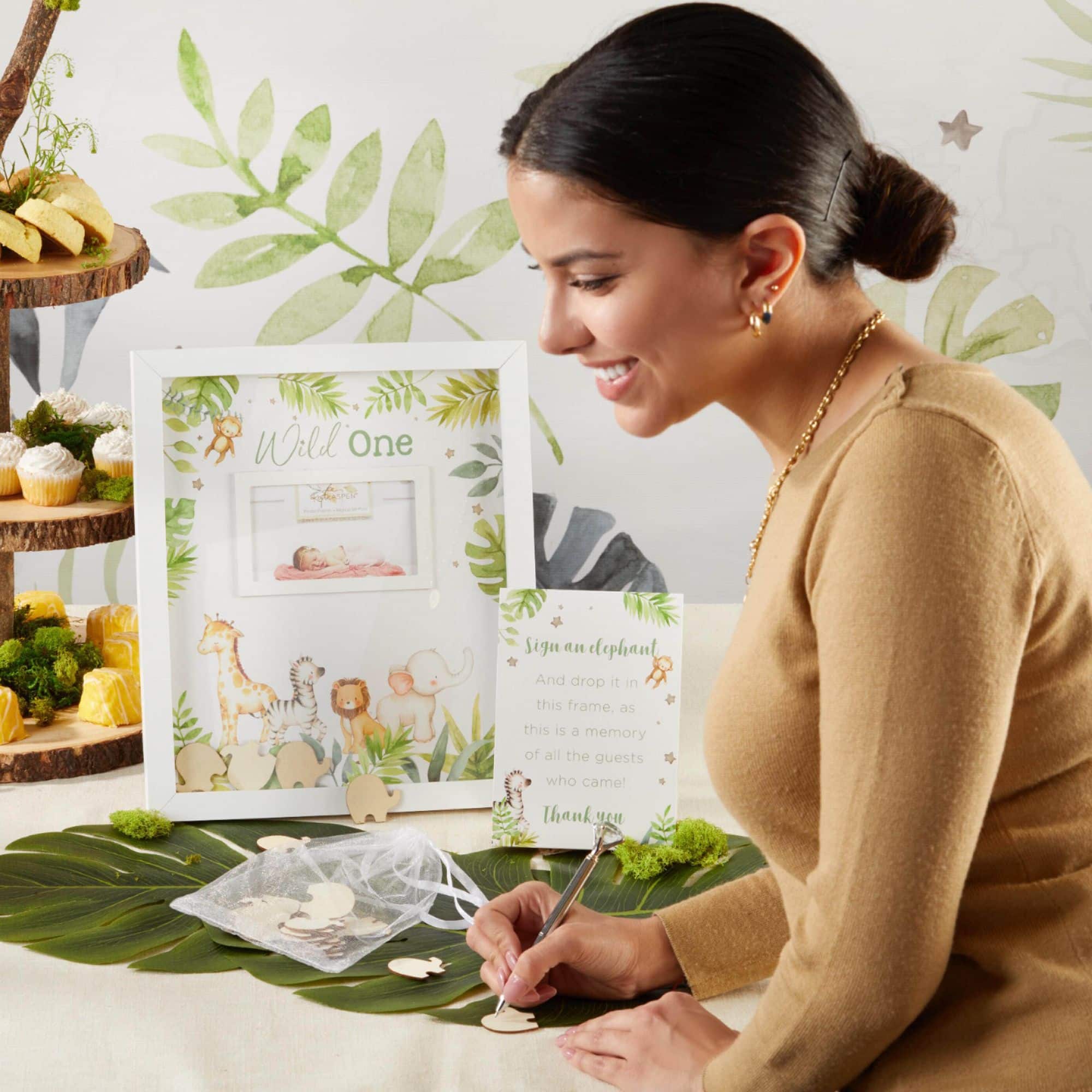 Kate Aspen Safari Baby Shower Guest Book Alternative