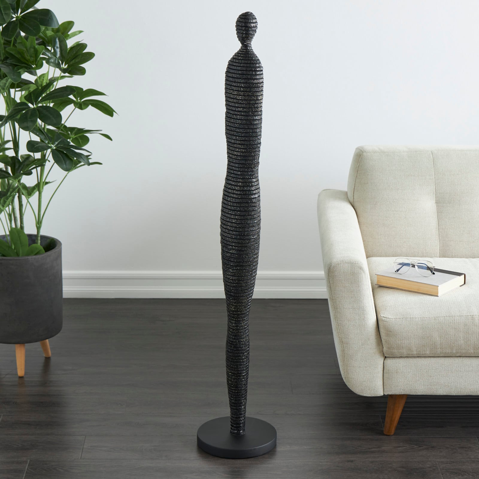 53" Slim Abstract Figure Sculpture