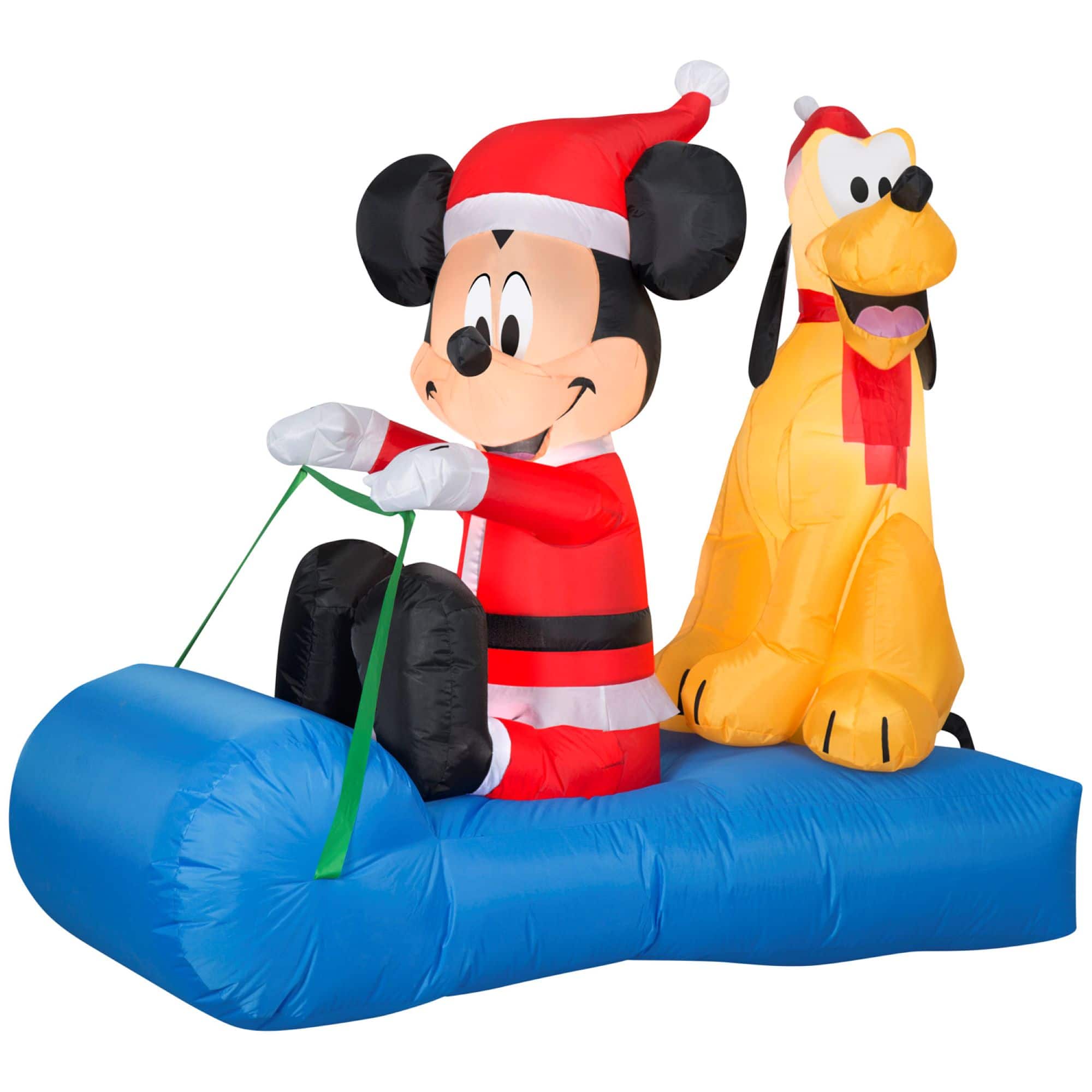 4.5ft. Airblown® Inflatable Christmas Mickey Mouse & Pluto on Sled