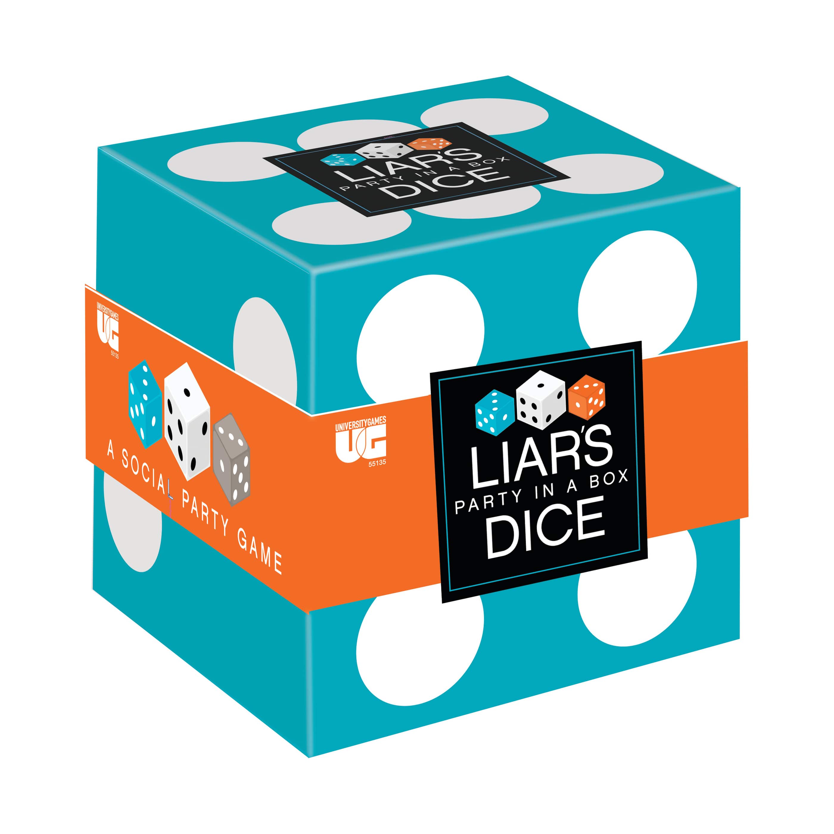 Liar's Dice Party in a Box By University Games | 5.25" x 5.25" x 5.25" | Michaels®