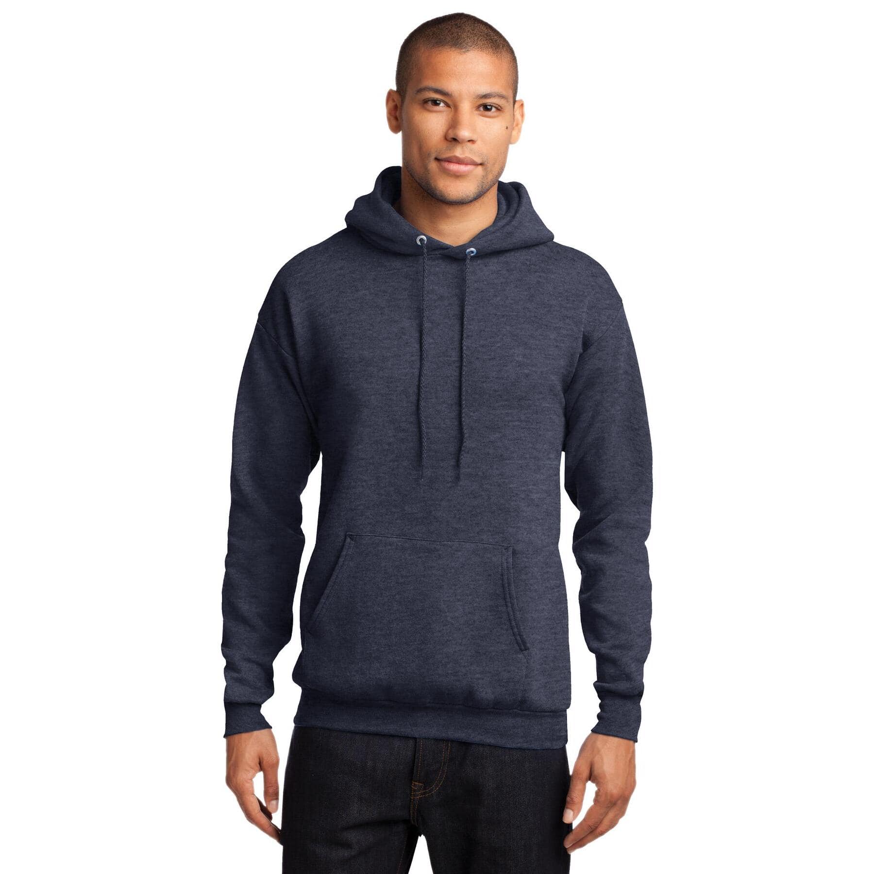 Port & Company® Heathered Colors Core Fleece Pullover Hooded Sweatshirt