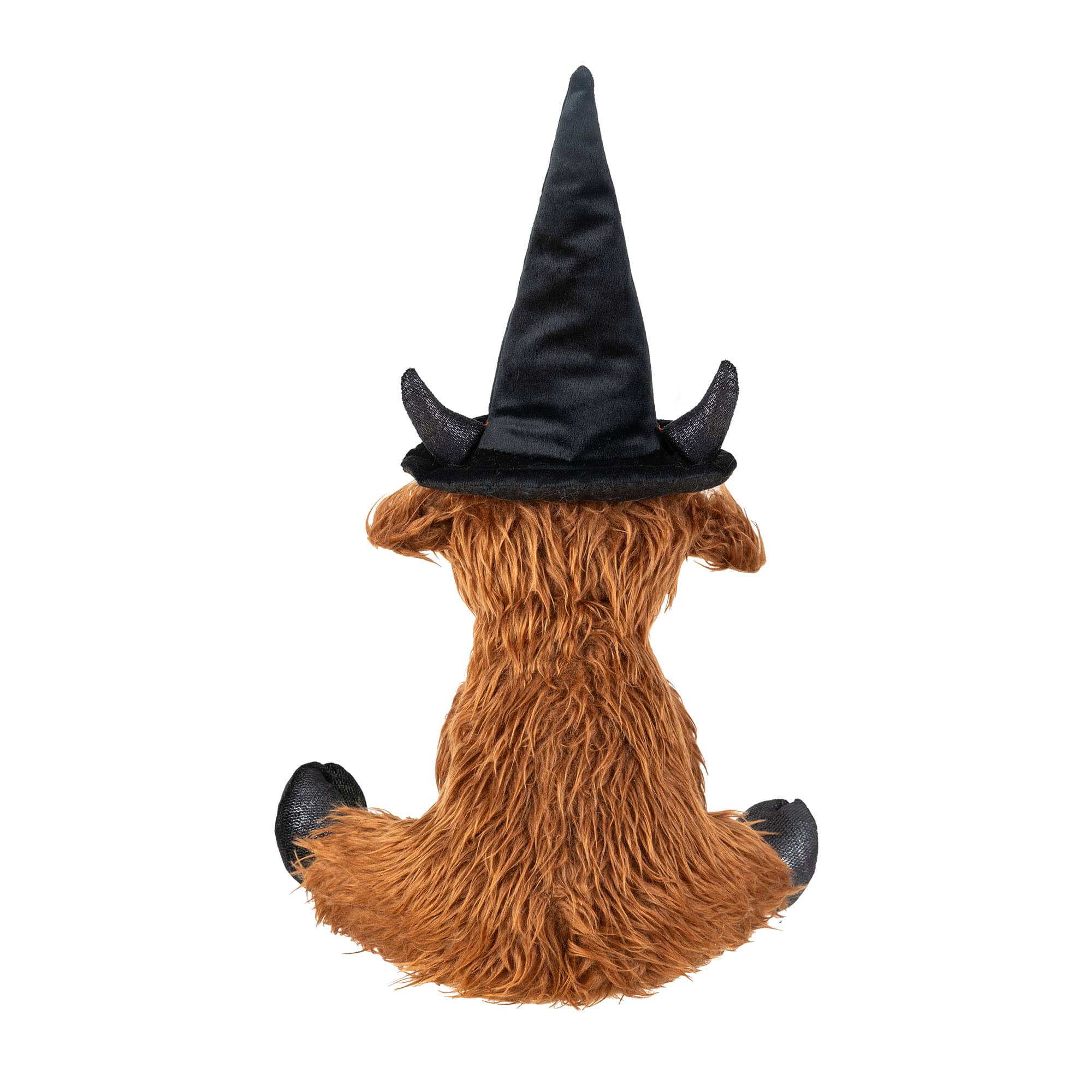 Glitzhome® 19" Halloween Fabric Highland Cow Shelf Sitter