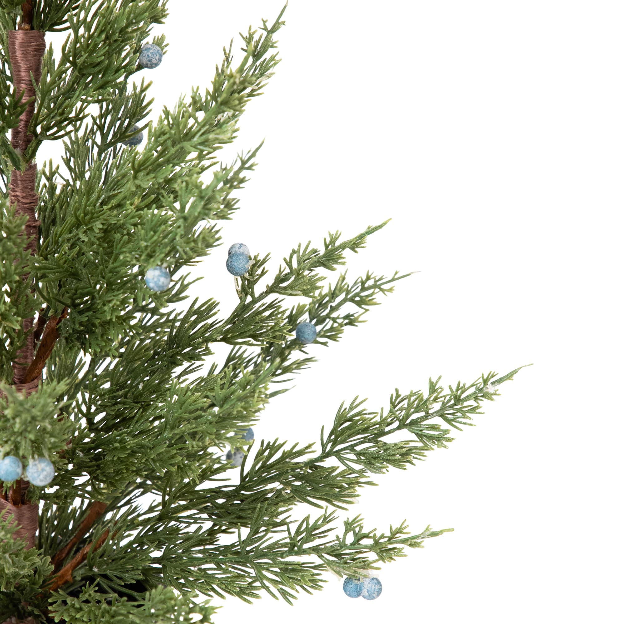 Northlight 23" Unlit Pine & Juniper Berry Artificial Potted Christmas Tree