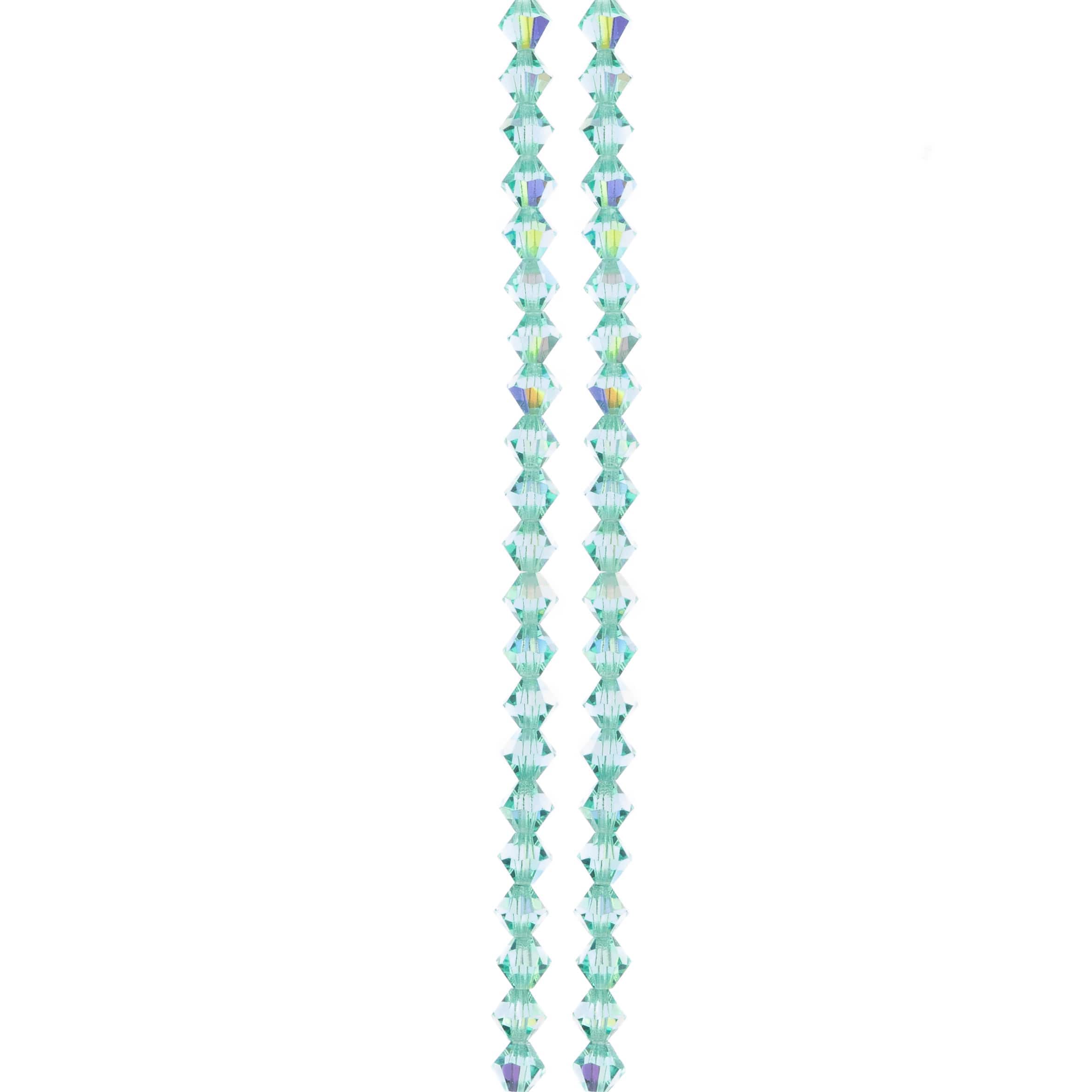 12 Pack: Preciosa Glass Crystal Bicone Beads, 6mm by Bead Landing™