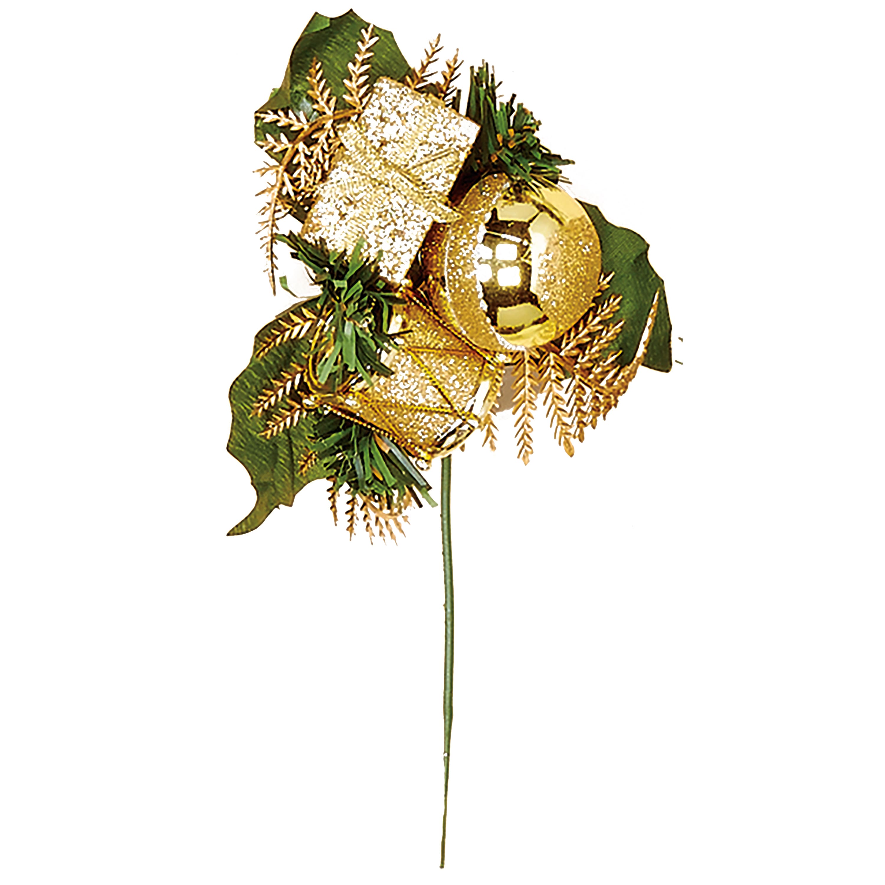 8" Weatherproof Christmas Picks with Bristles