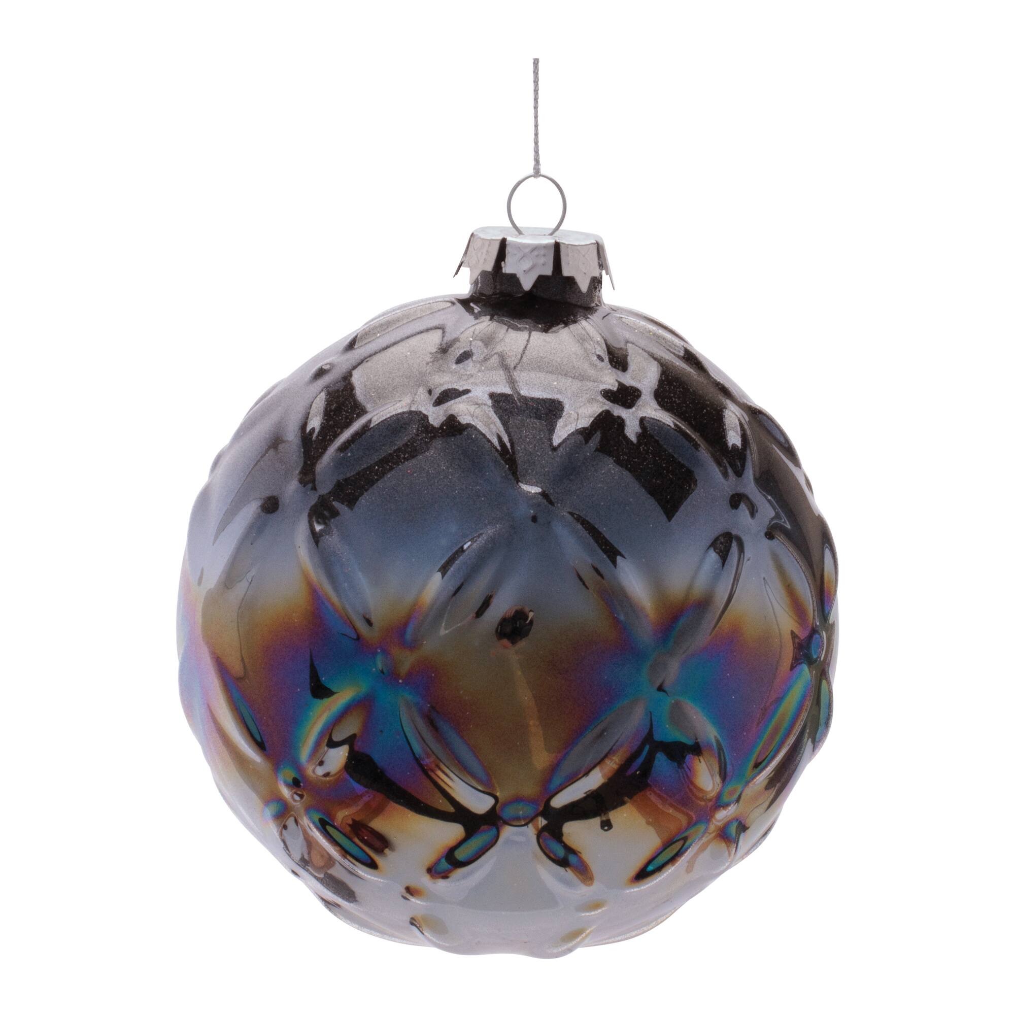 Melrose 4.75" Glass Ball Ornaments, 4ct.