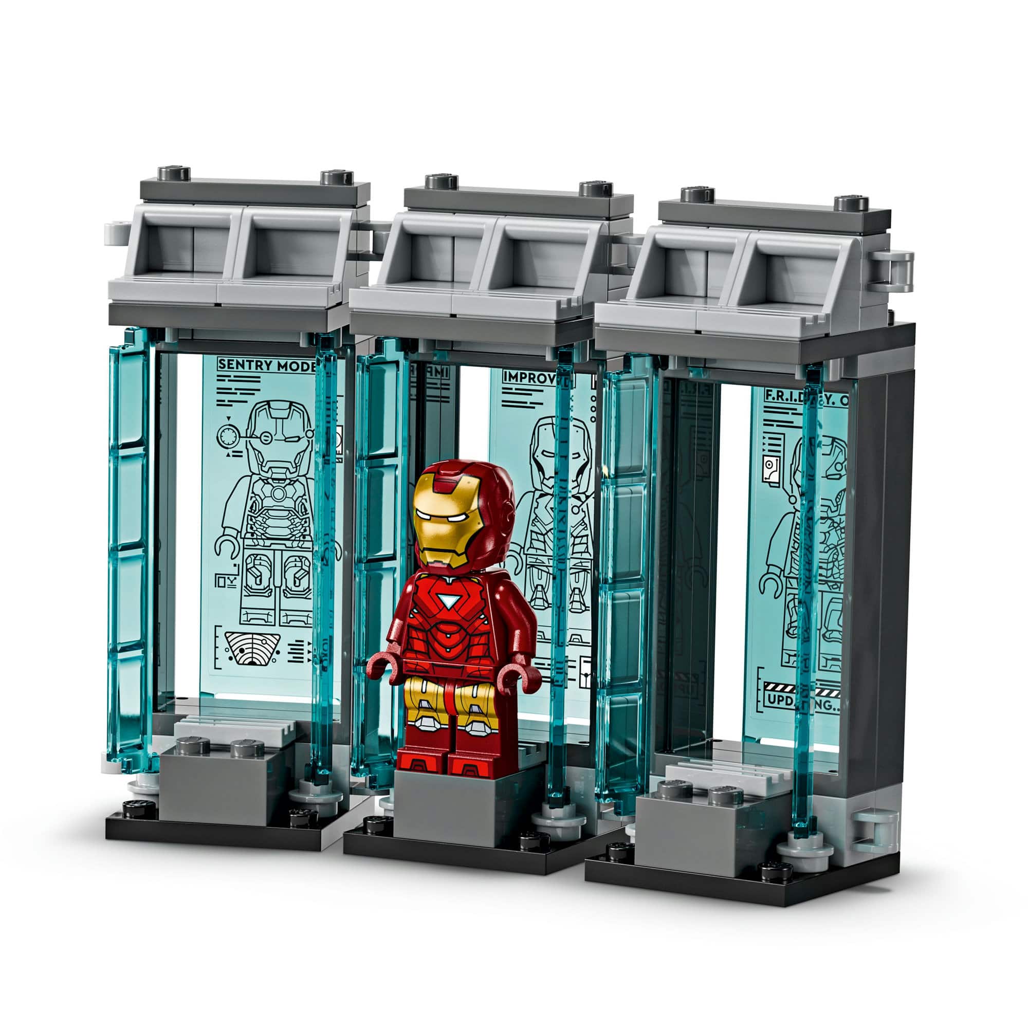 LEGO® Marvel Iron Man’s Laboratory: Hall of Armor with Minifigures 76315