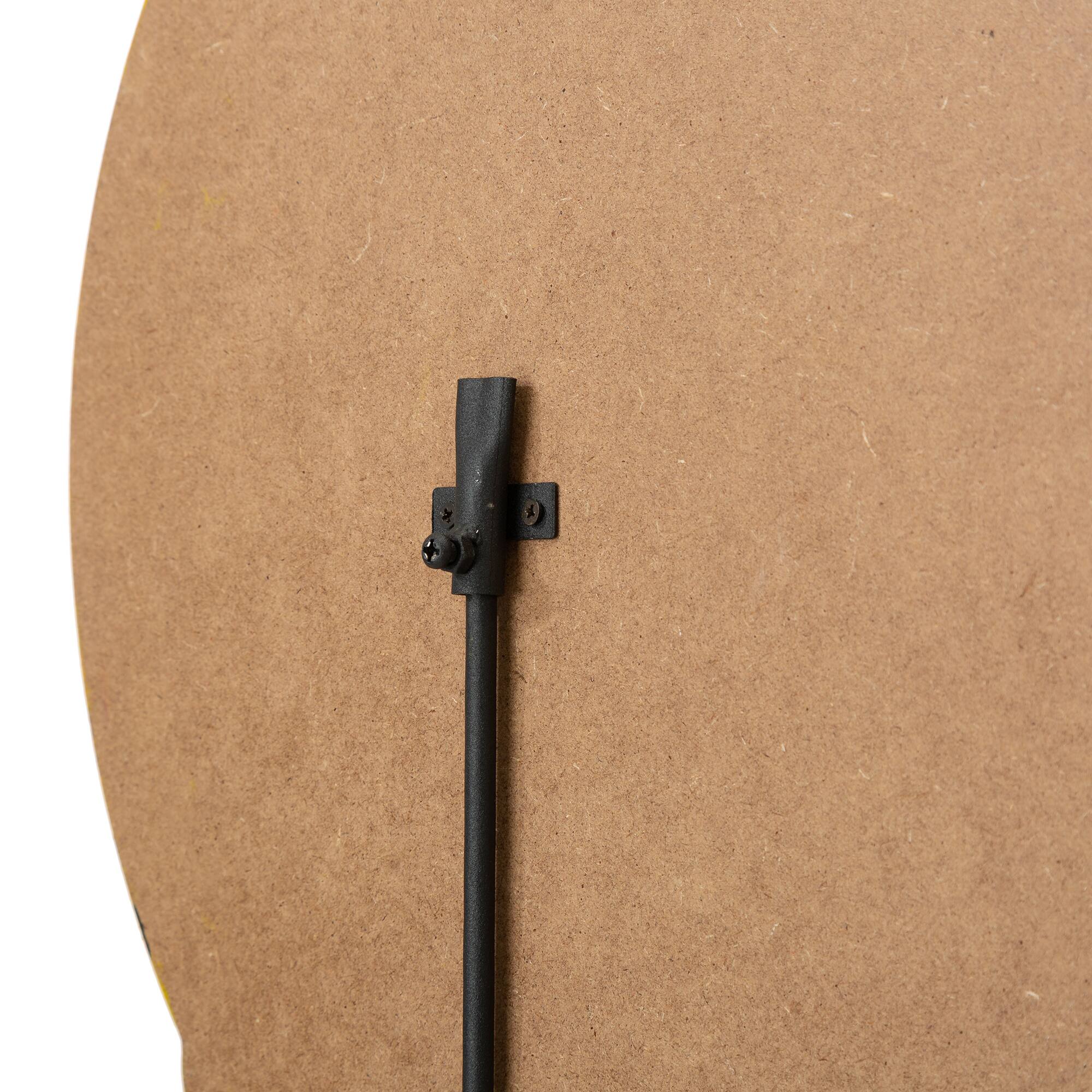 Glitzhome® 30" Black & Orange The Witch Is In Halloween Yard Stake