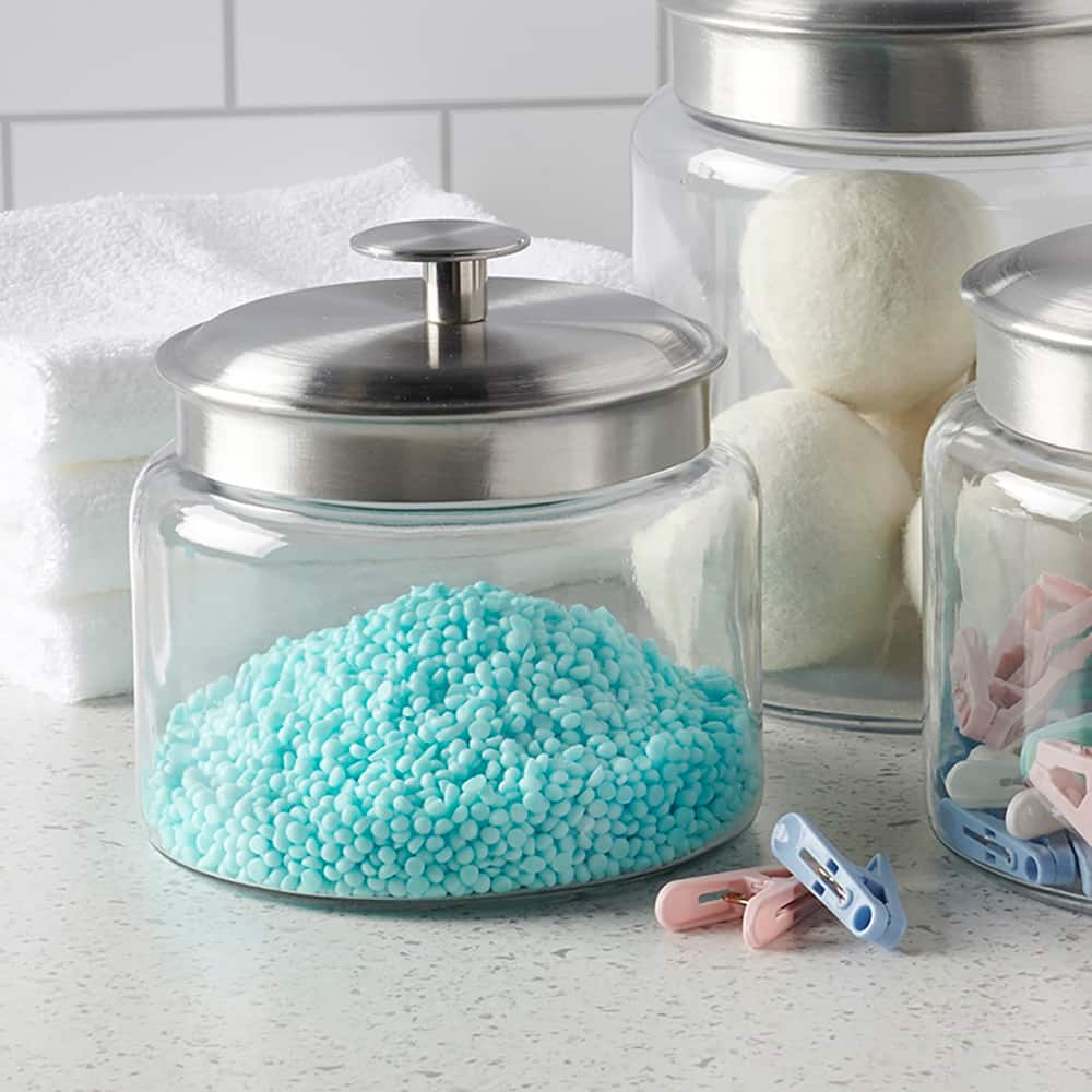 Anchor Hocking 96oz. Mini Montana® Glass Jar with Aluminum Lid