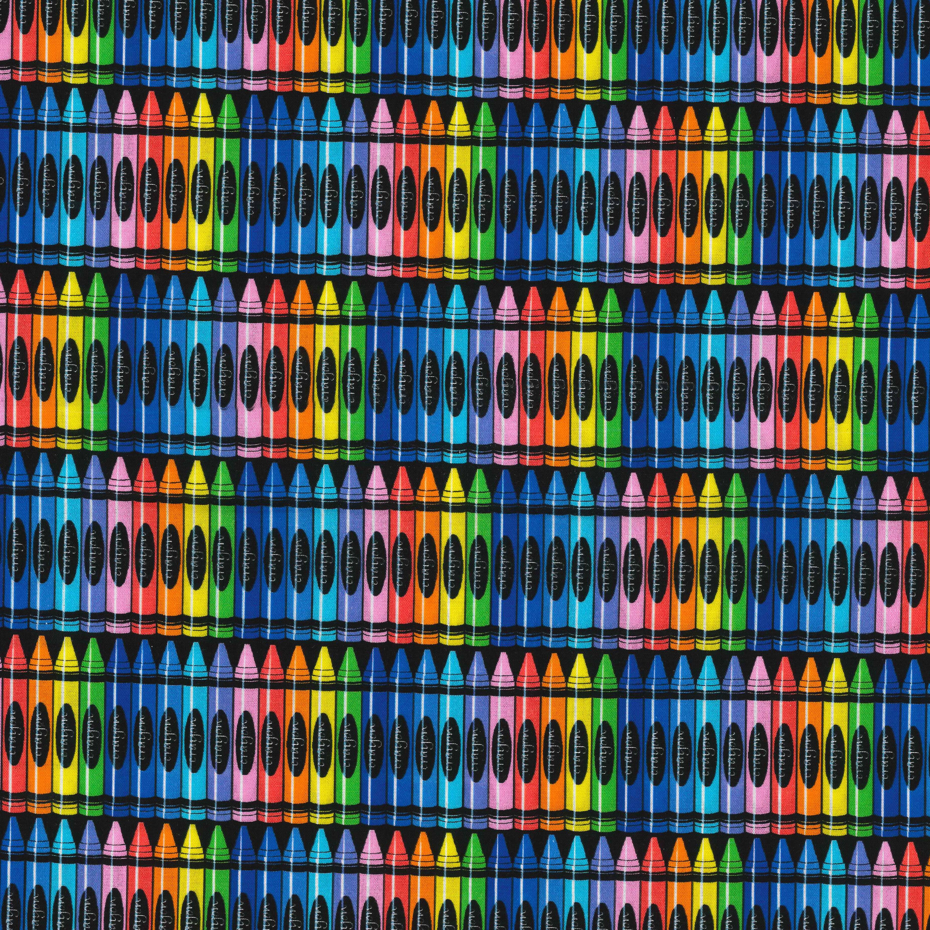 Fabric Traditions Crayons Cotton Fabric
