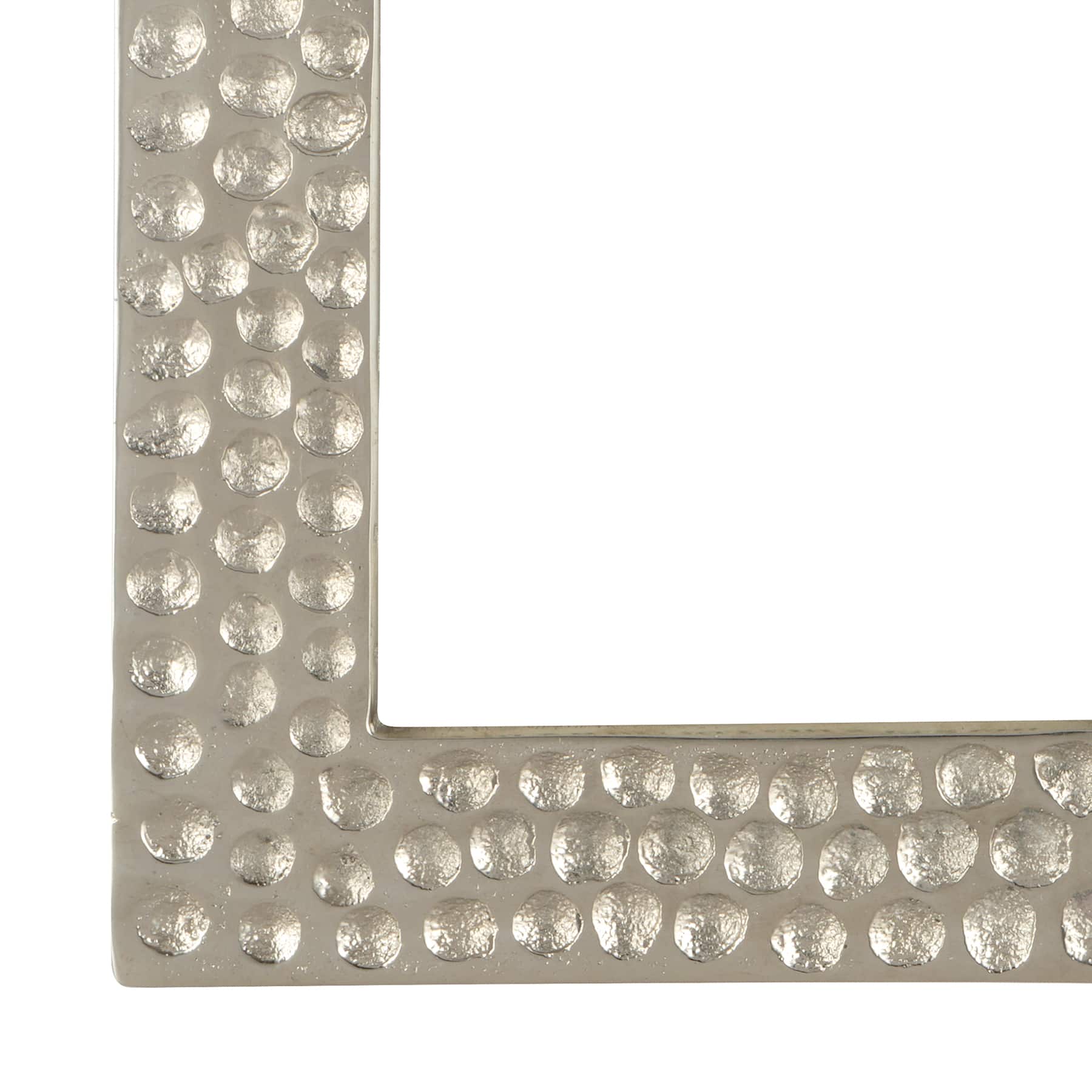 4" x 6" Silver Hammered Metal Tabletop Frame, Treasured Finds by Ashland®