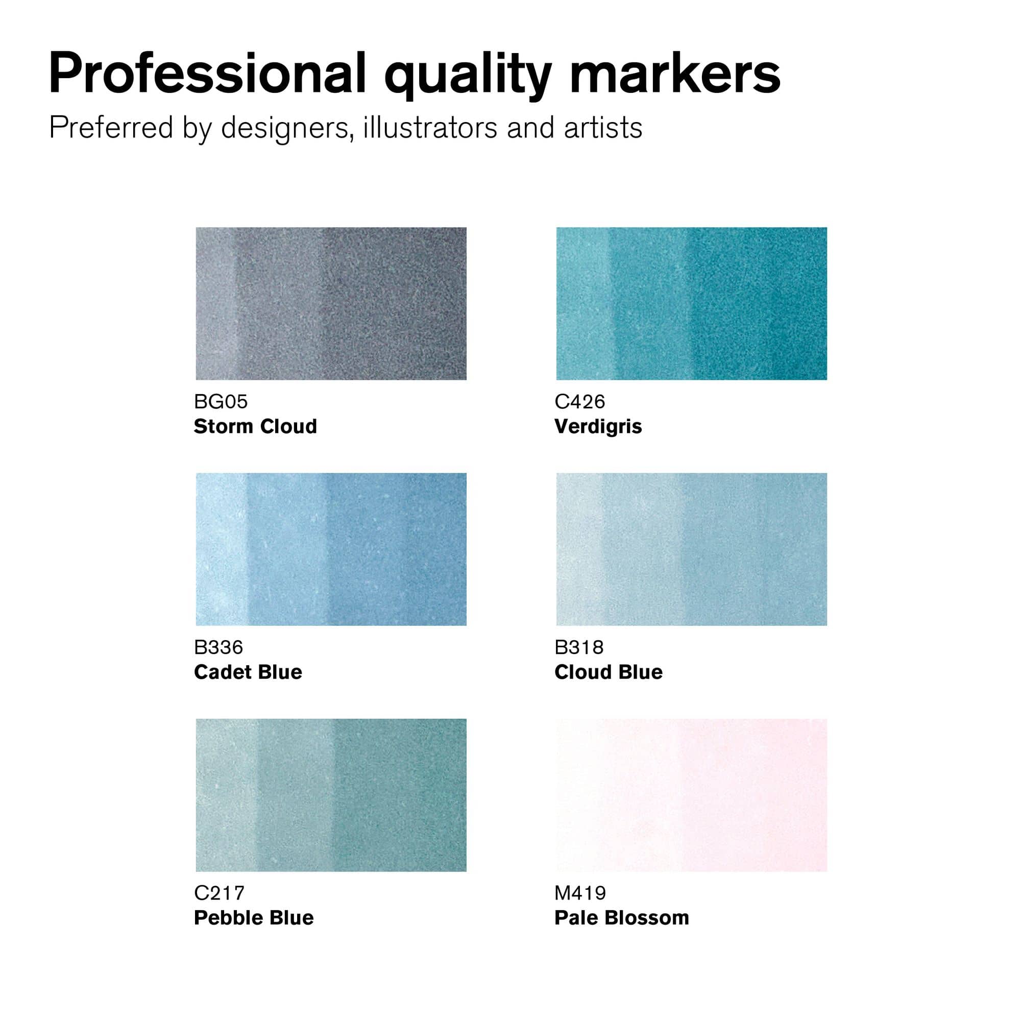 Winsor & Newton® ProMarker™ Skyscape Tones 1 Marker Set