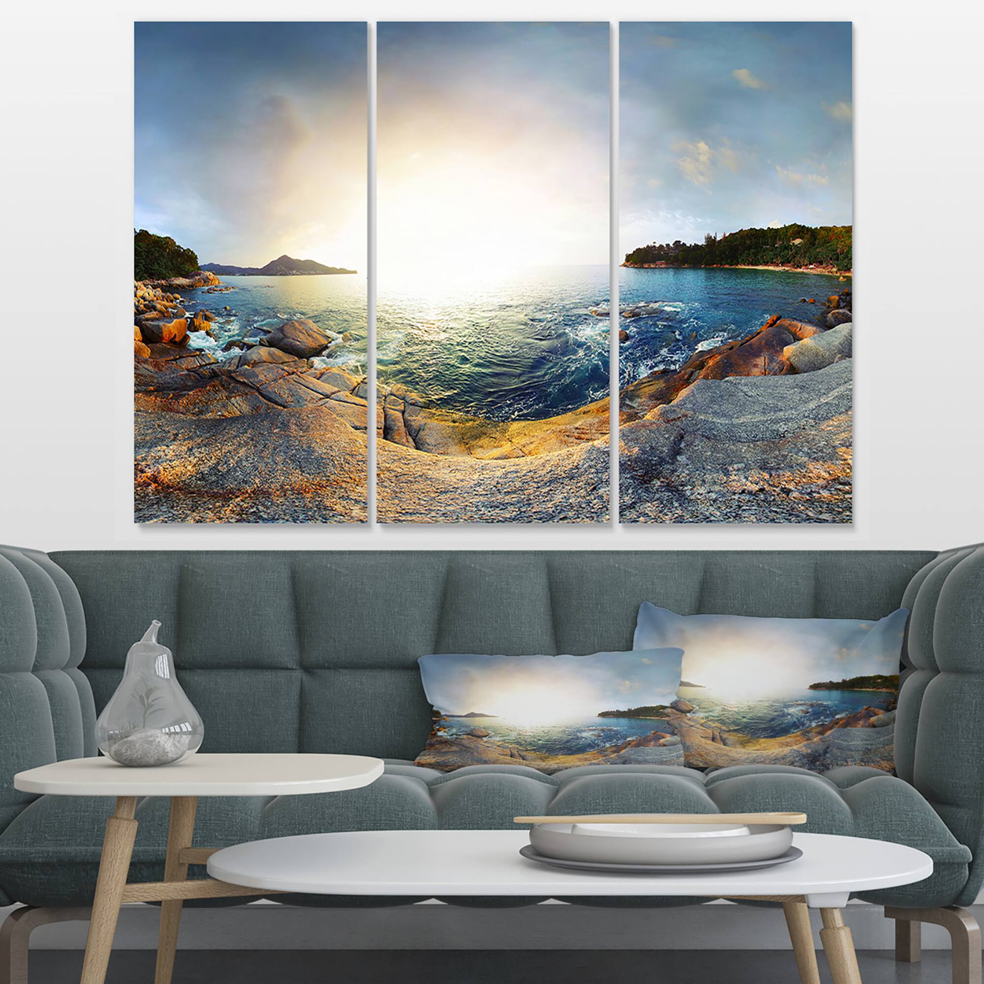 Designart - Rocky Coast in Andaman Sea