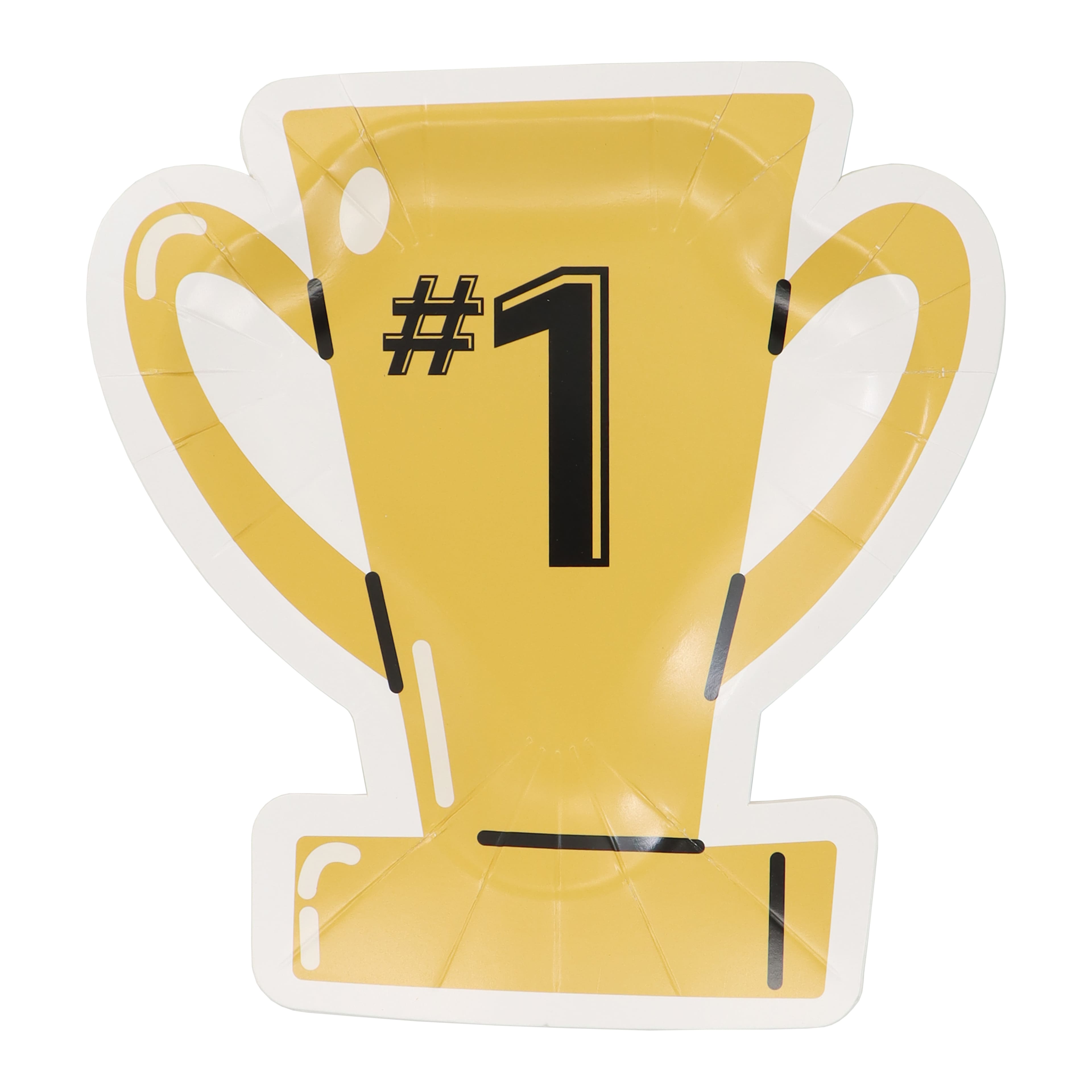 7" Trophy Shaped Snack Plates, 8ct. by Celebrate It™