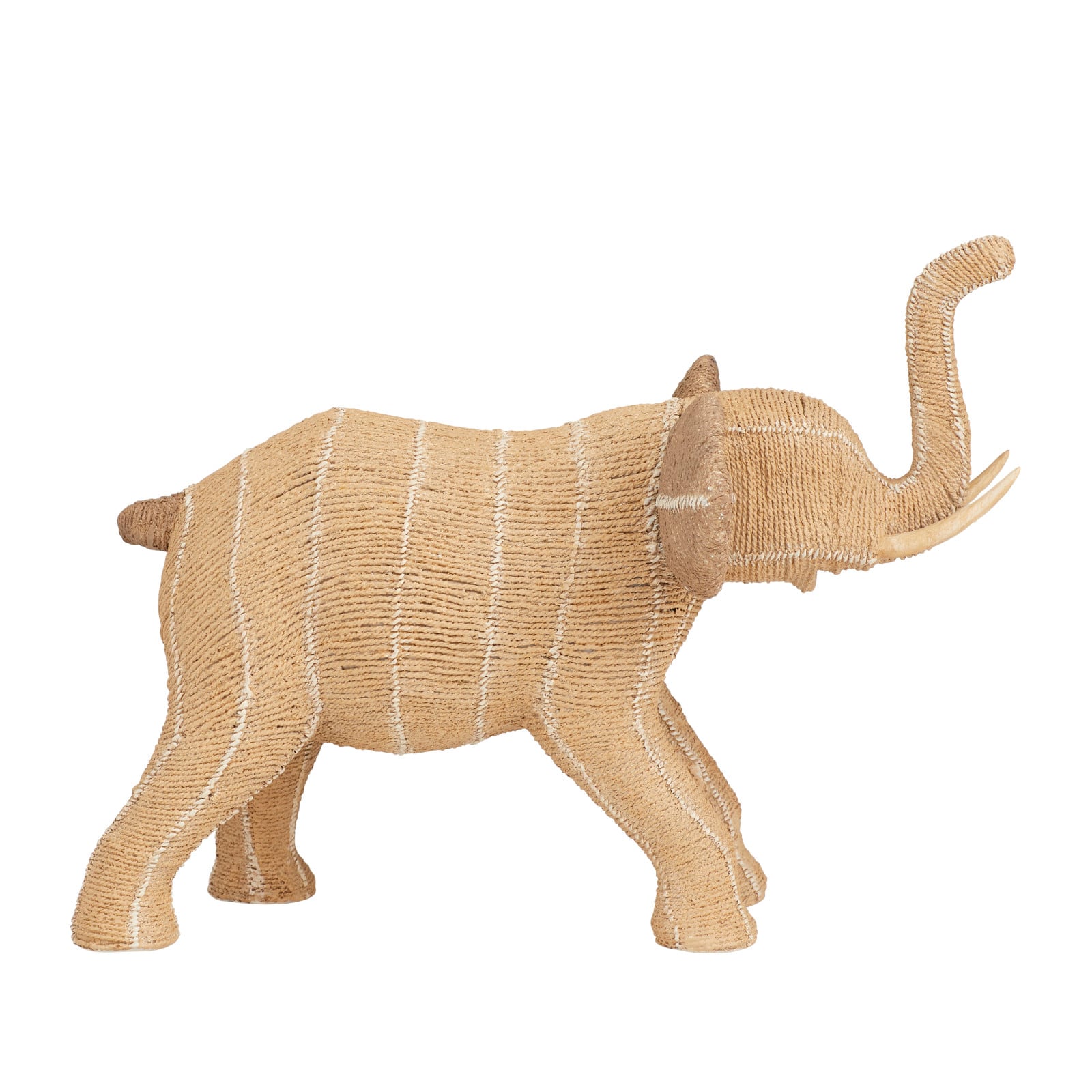 Beige Polystone Transitional Sculpture, 11" x 9" x 15"