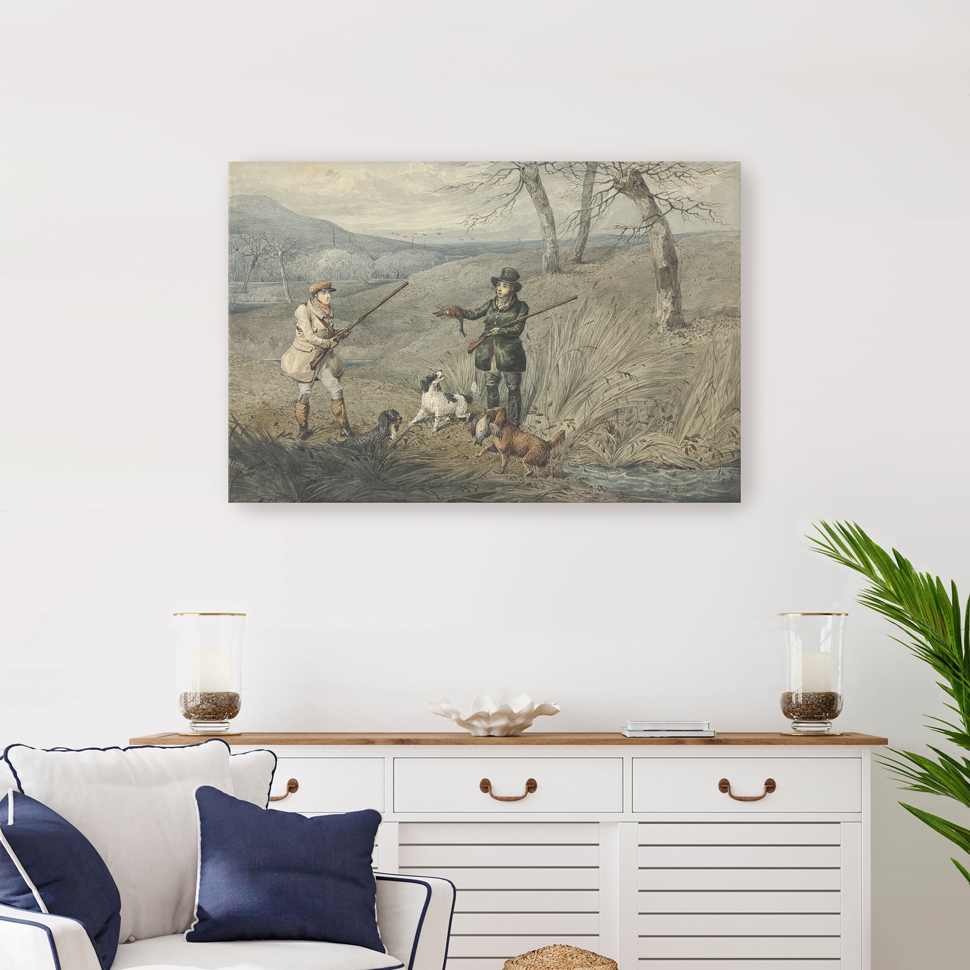 Lumaprints Wild Duck Shooting Canvas Giclée Art