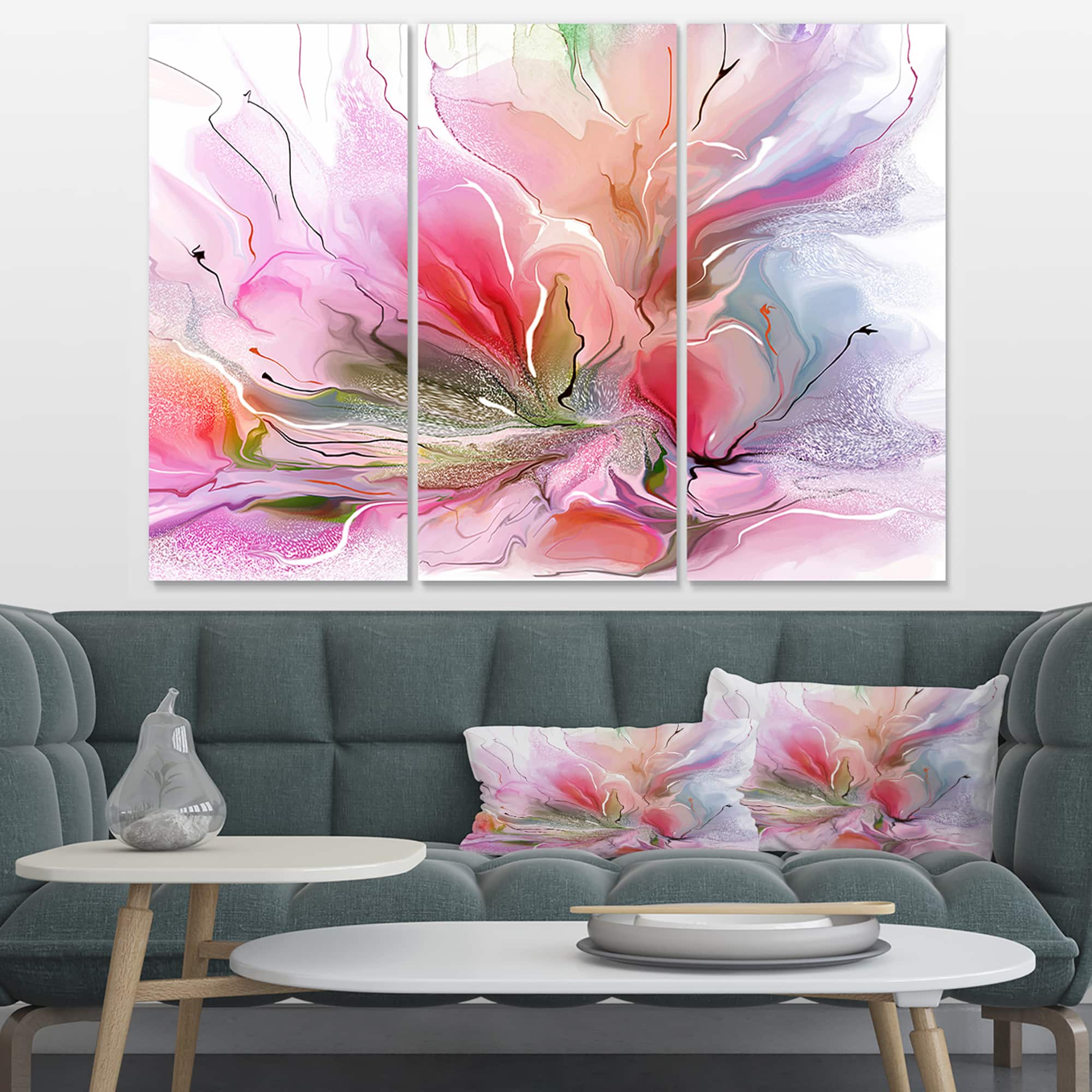 Designart - Lovely Painted Floral Design